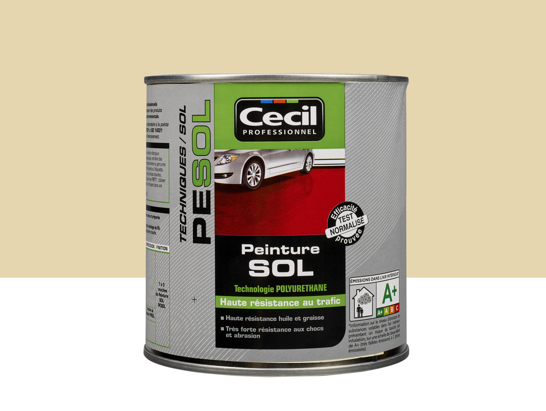 Peinture exterieure sol CECILPRO  Sable 0,5L