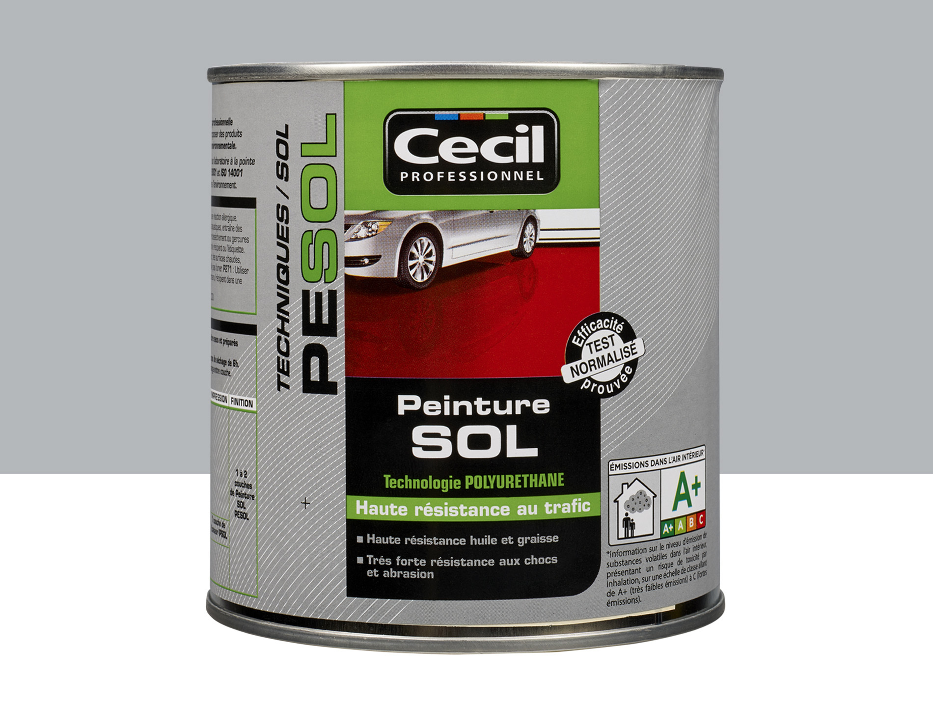 Peinture exterieure sol CECILPRO  Gris Clair 2,5L