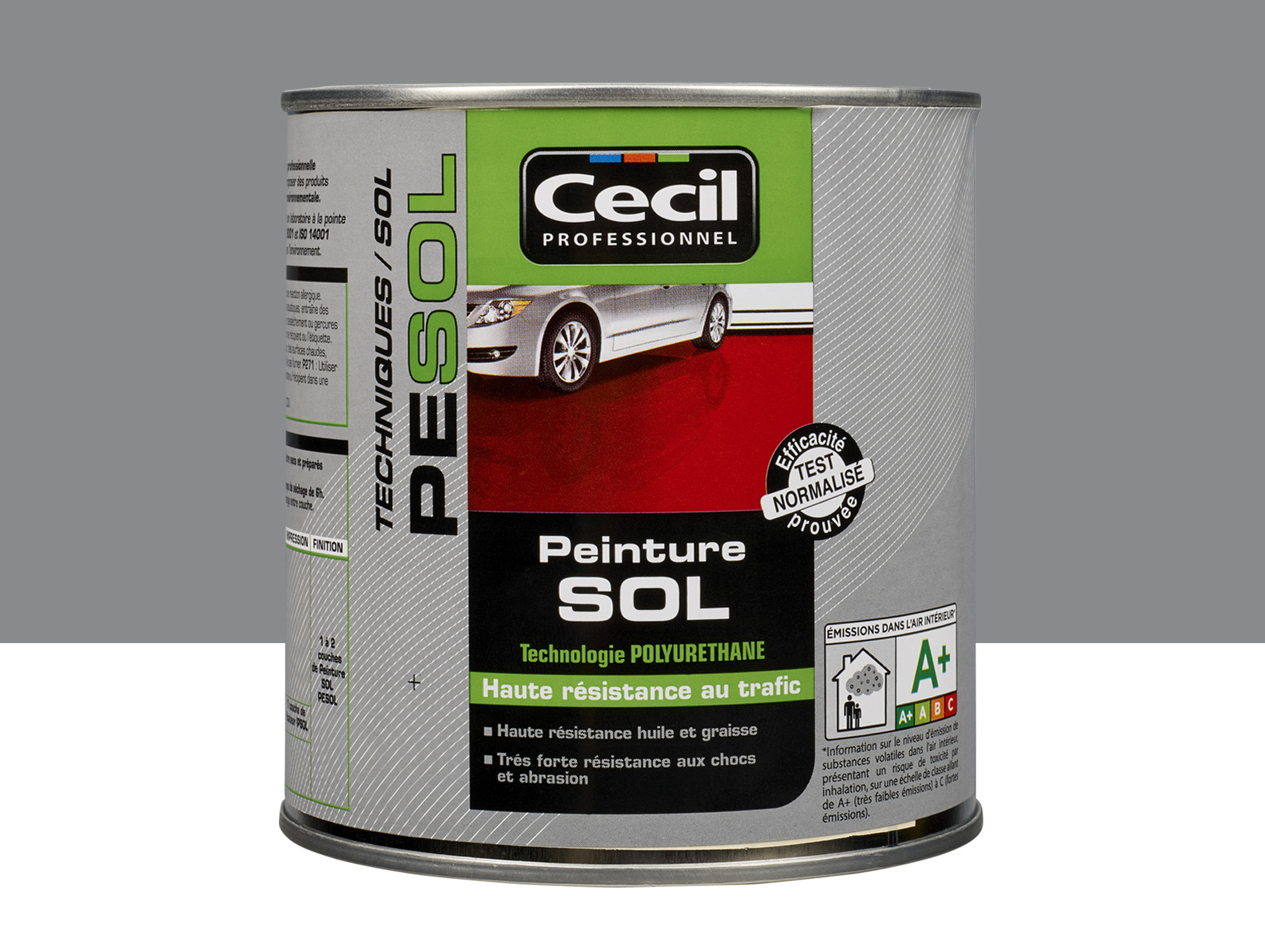 Peinture exterieure sol CECILPRO  Gris Foncé 2,5L