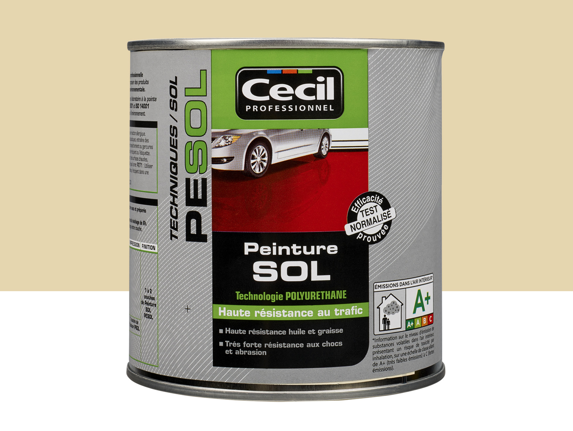 Peinture exterieure sol CECILPRO  Sable 2,5L