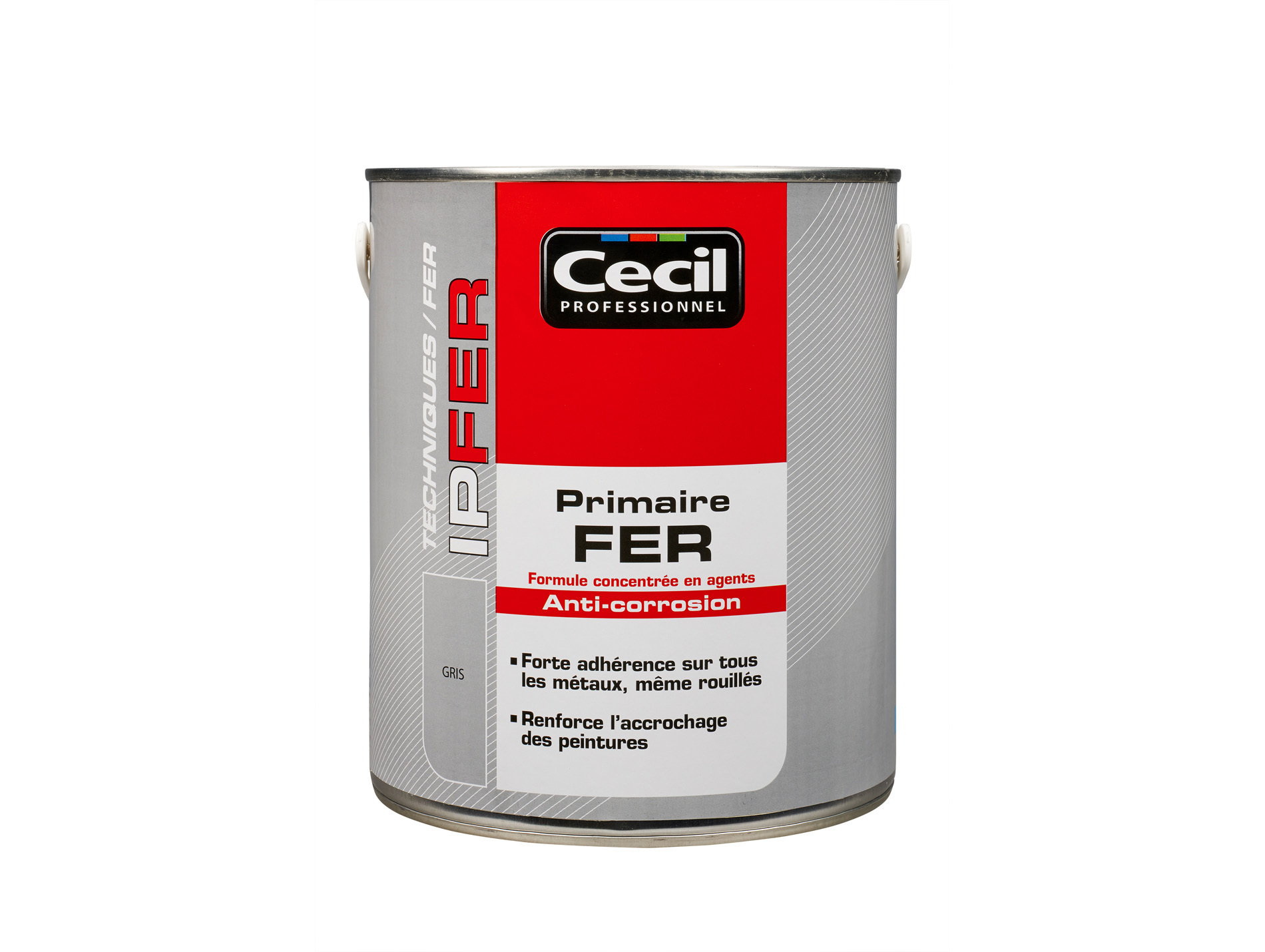 Primaire antirouille CECIL PRO gris 2,5L