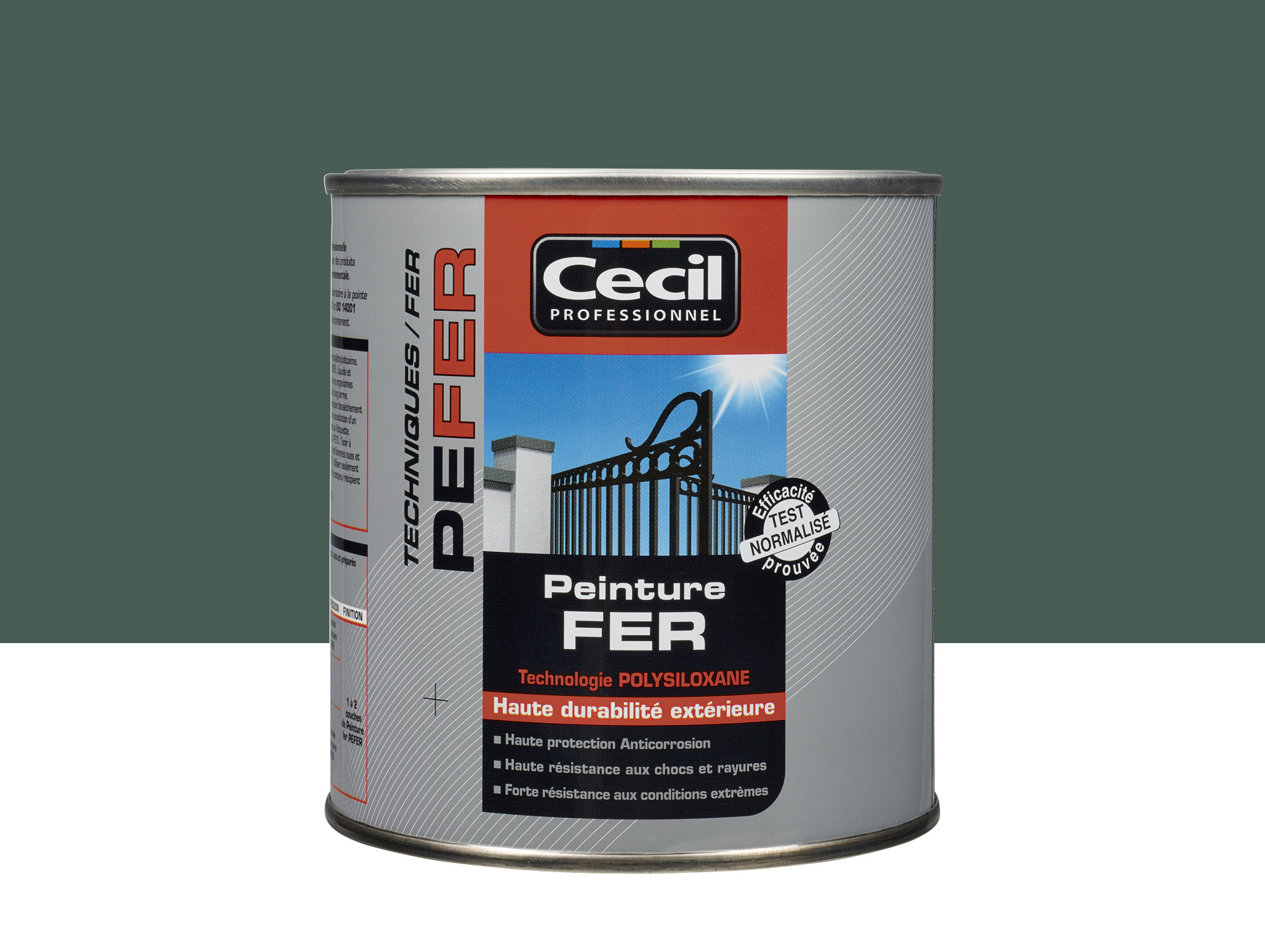 Peinture extérieure fer CECIL PRO Vert Normand 0,5L