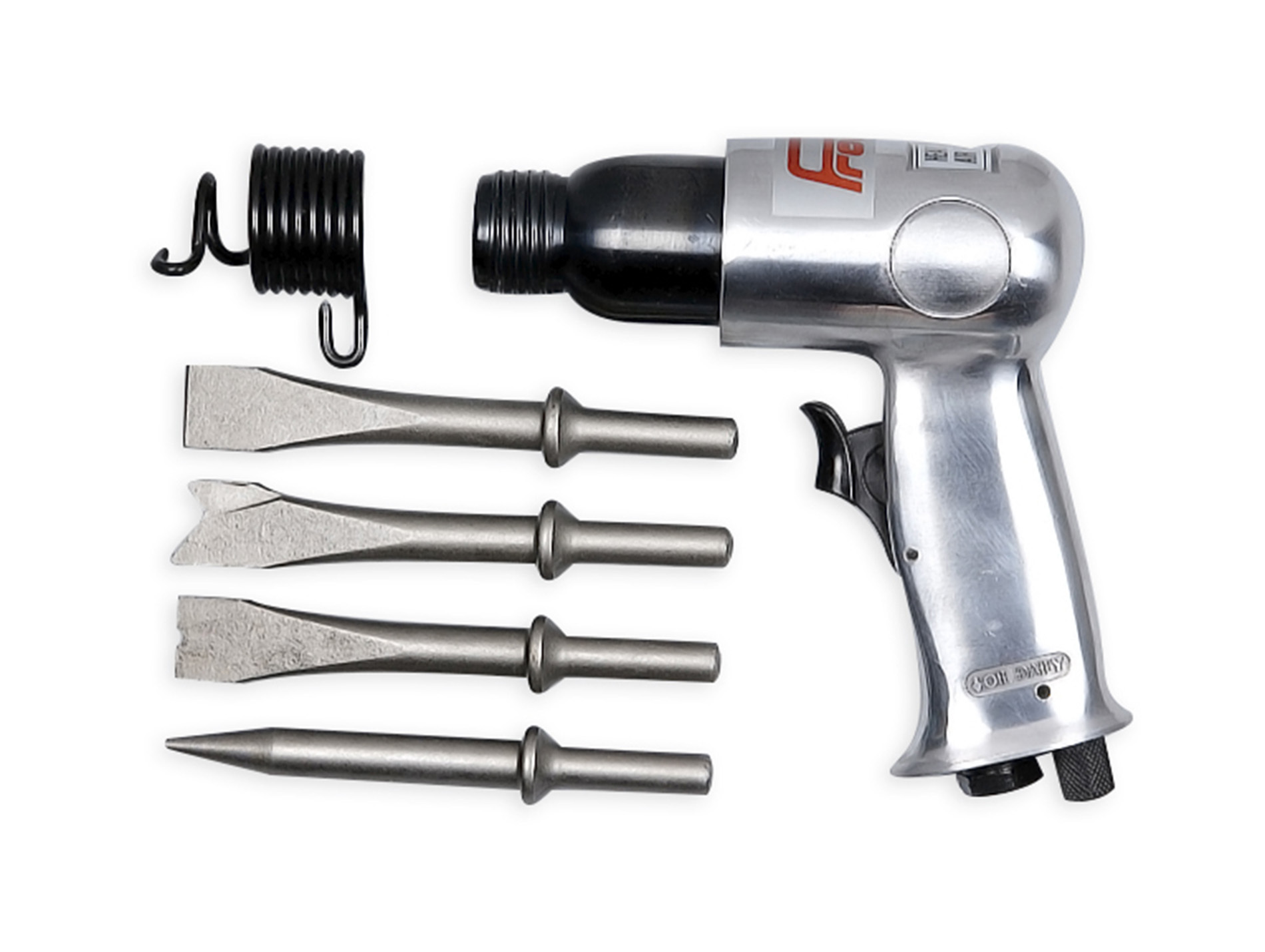 Marteau burineur pneumatique 150mm + 4 burins PROFOR