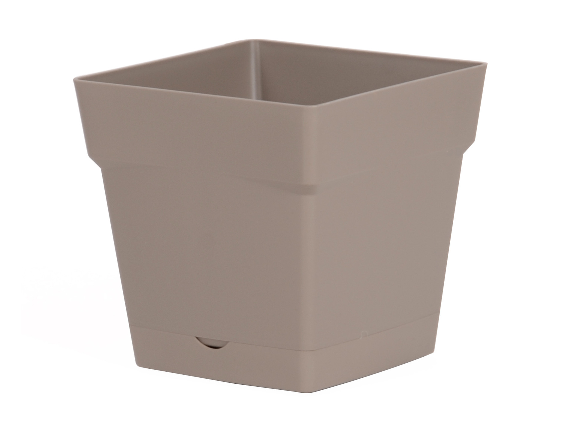 Pot EDA Toscane 17cm avec réserve d'eau Taupe