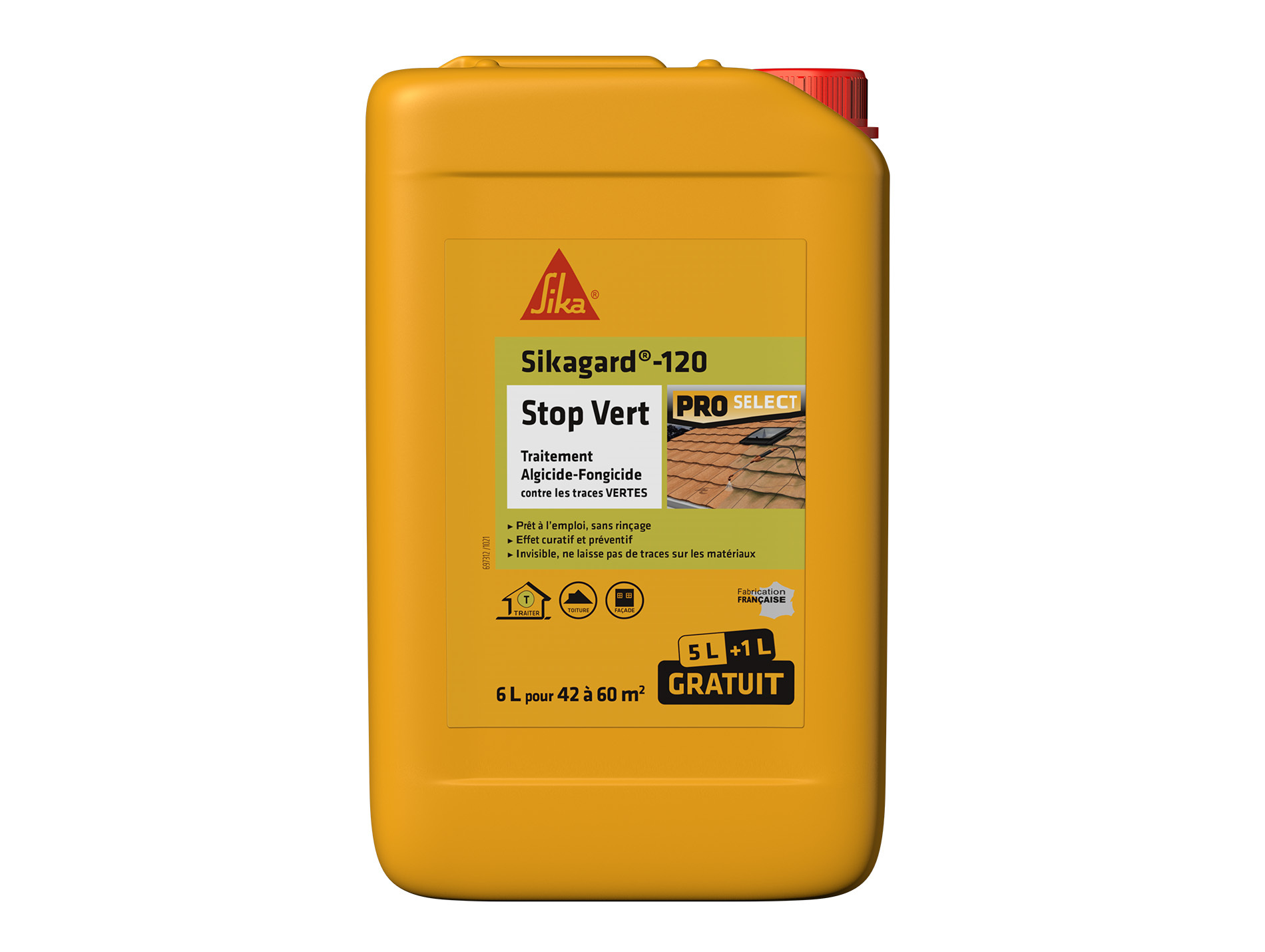 Traitement anti-dépôt vert SIKA Sikagard 120 Stop Vert 5L+1L OFFERT