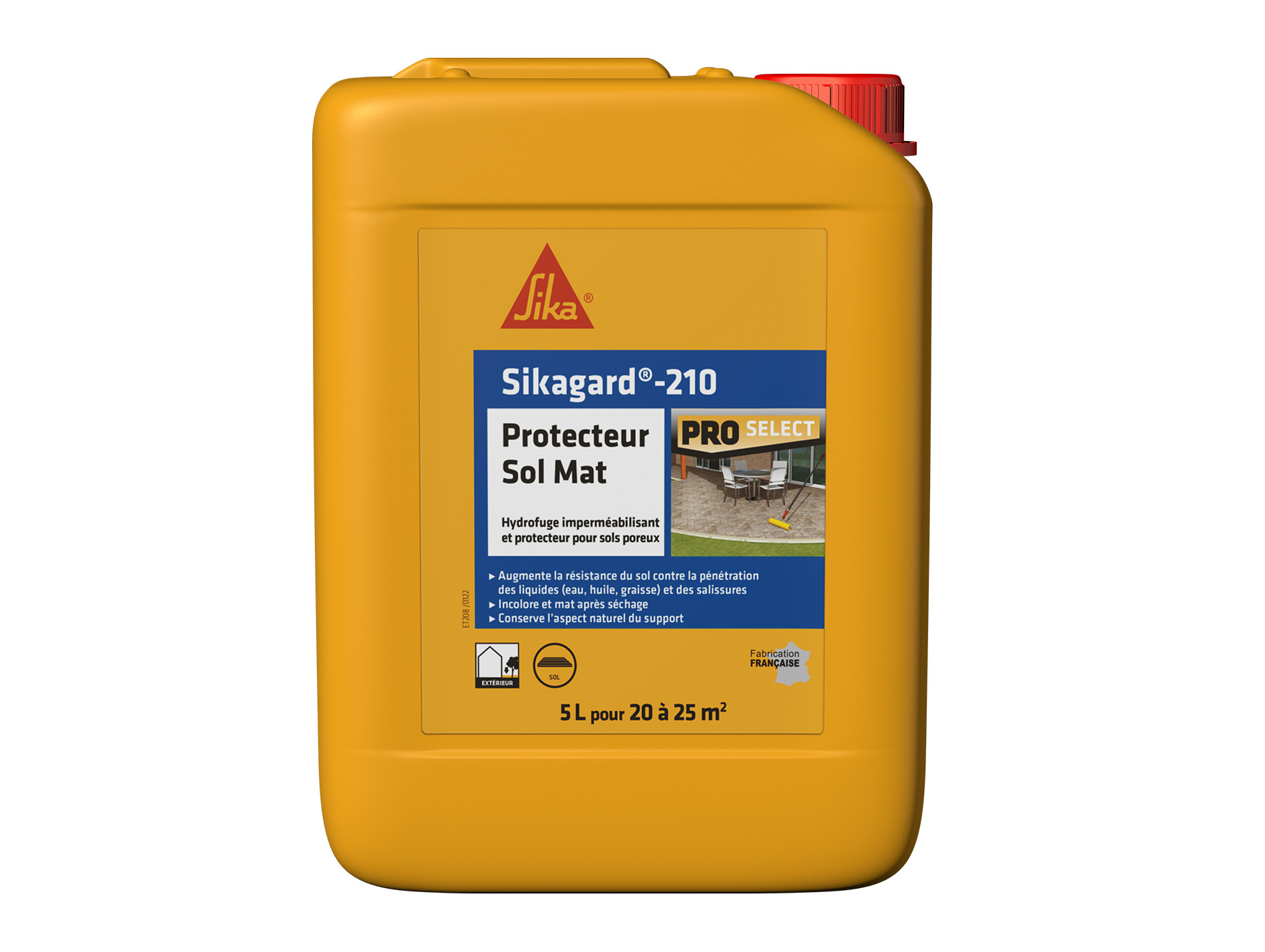 Traitement anti-dépôt vert SIKA Sikagard 120 Sol Mat 5L