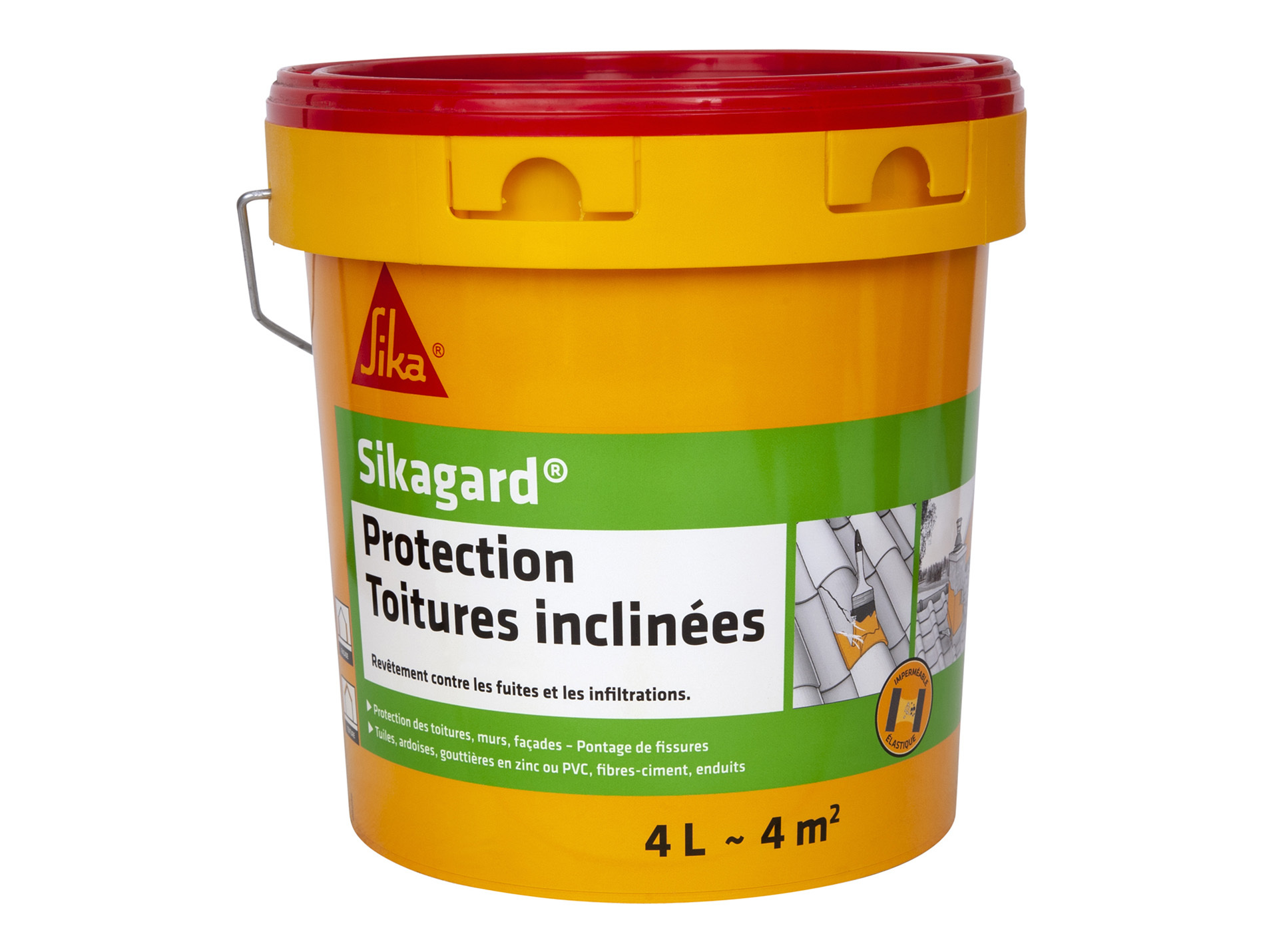Protection Sikagard Toitures Inclinées Transparent 4L