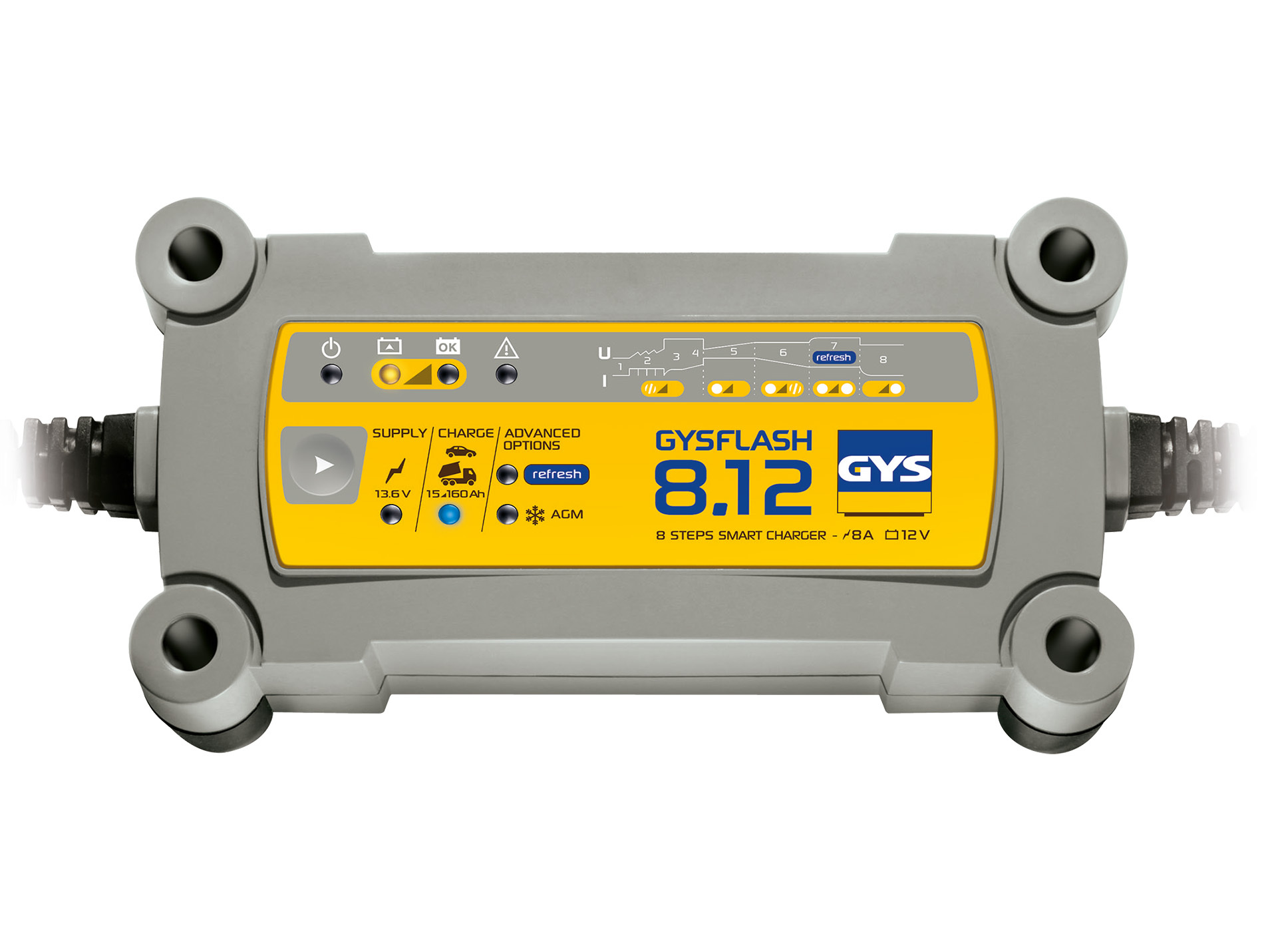 Chargeur de batterie Gysflash 8.12