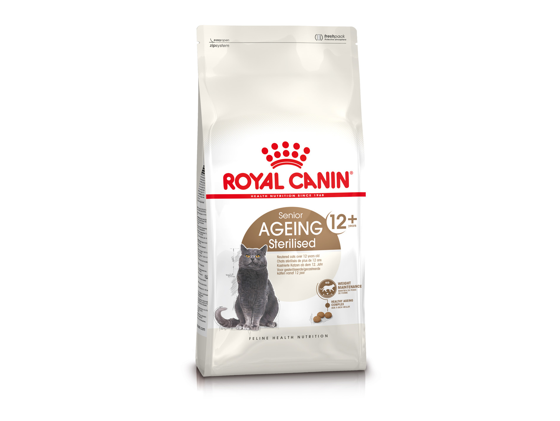 Croquettes chat adulte ROYAL CANIN stérilisé +12ans 400g