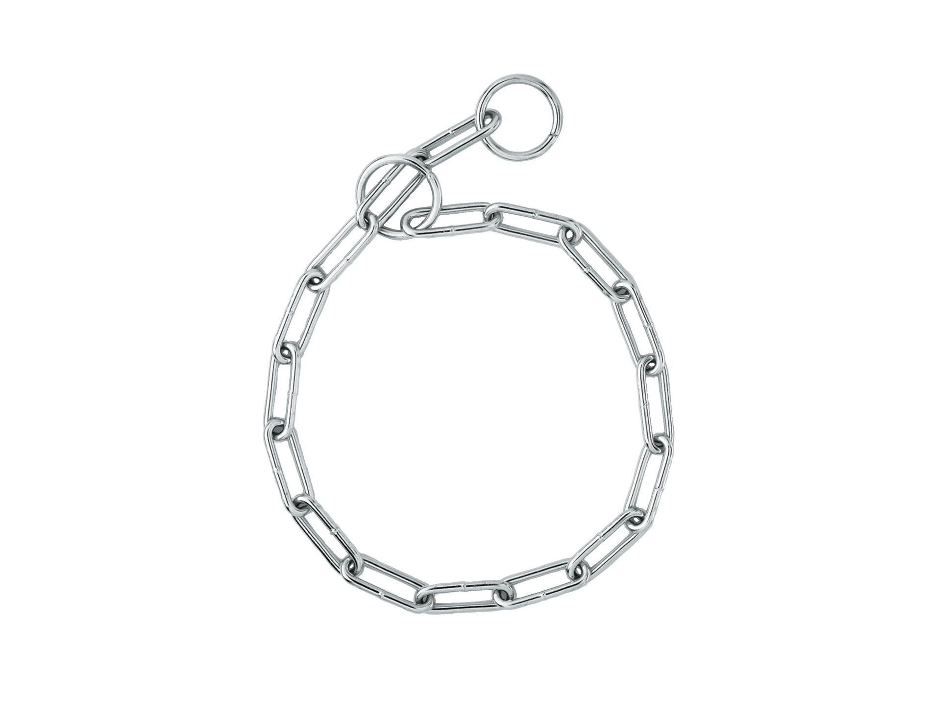 Collier étrangleur en métal pour berger allemand 61cm