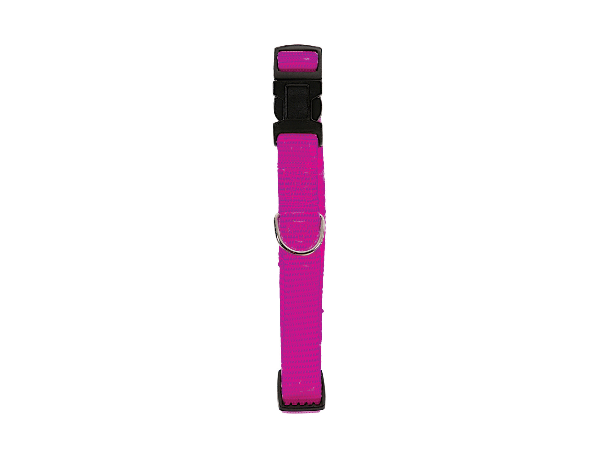 Collier chien réglable 20mm fuchsia
