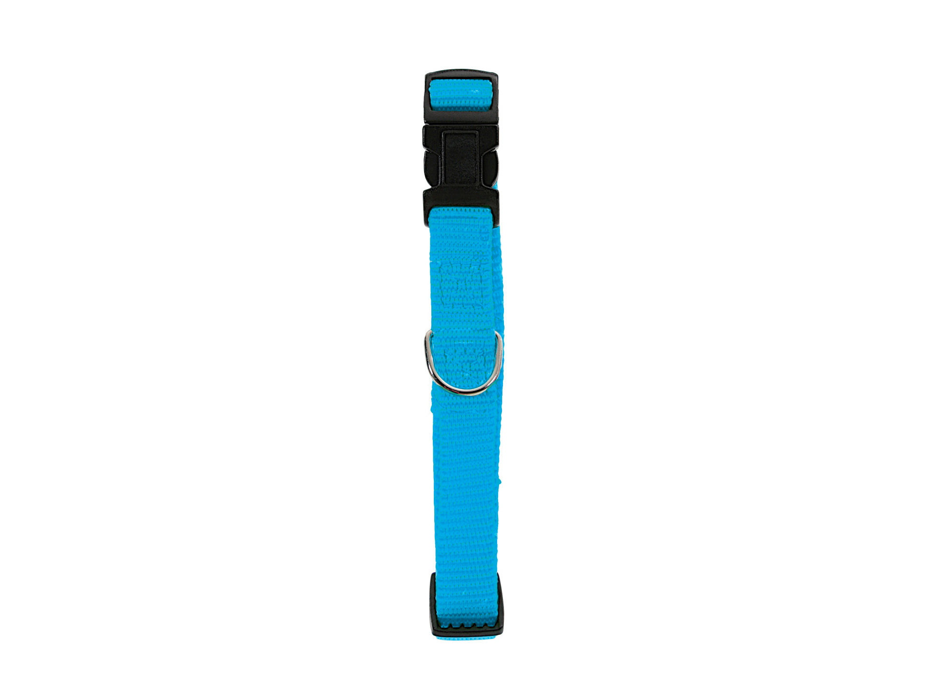 Collier chien réglable 25mm turquoise