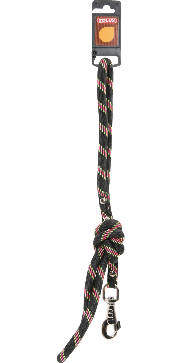 Laisse nylon corde ZOLUX L.1,20m l.13mm noir