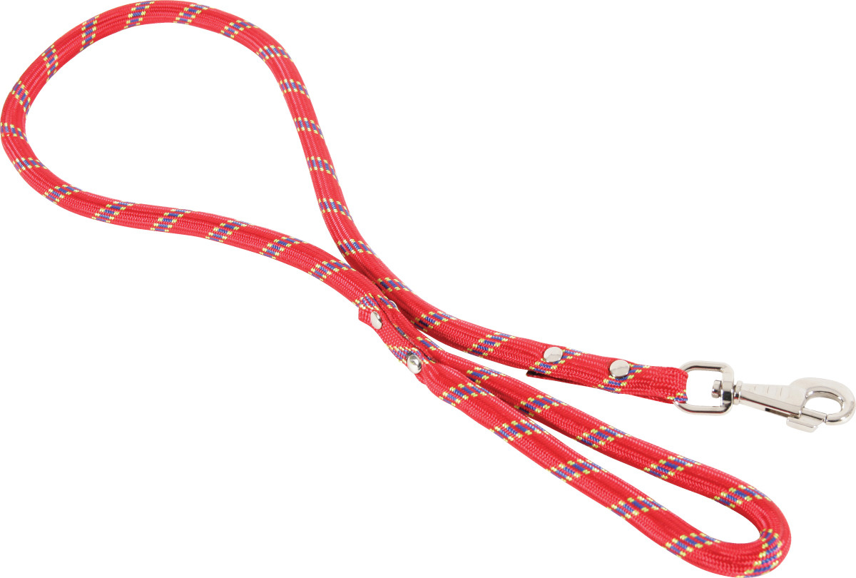Laisse nylon corde ZOLUX L.1,20m l.13mm rouge