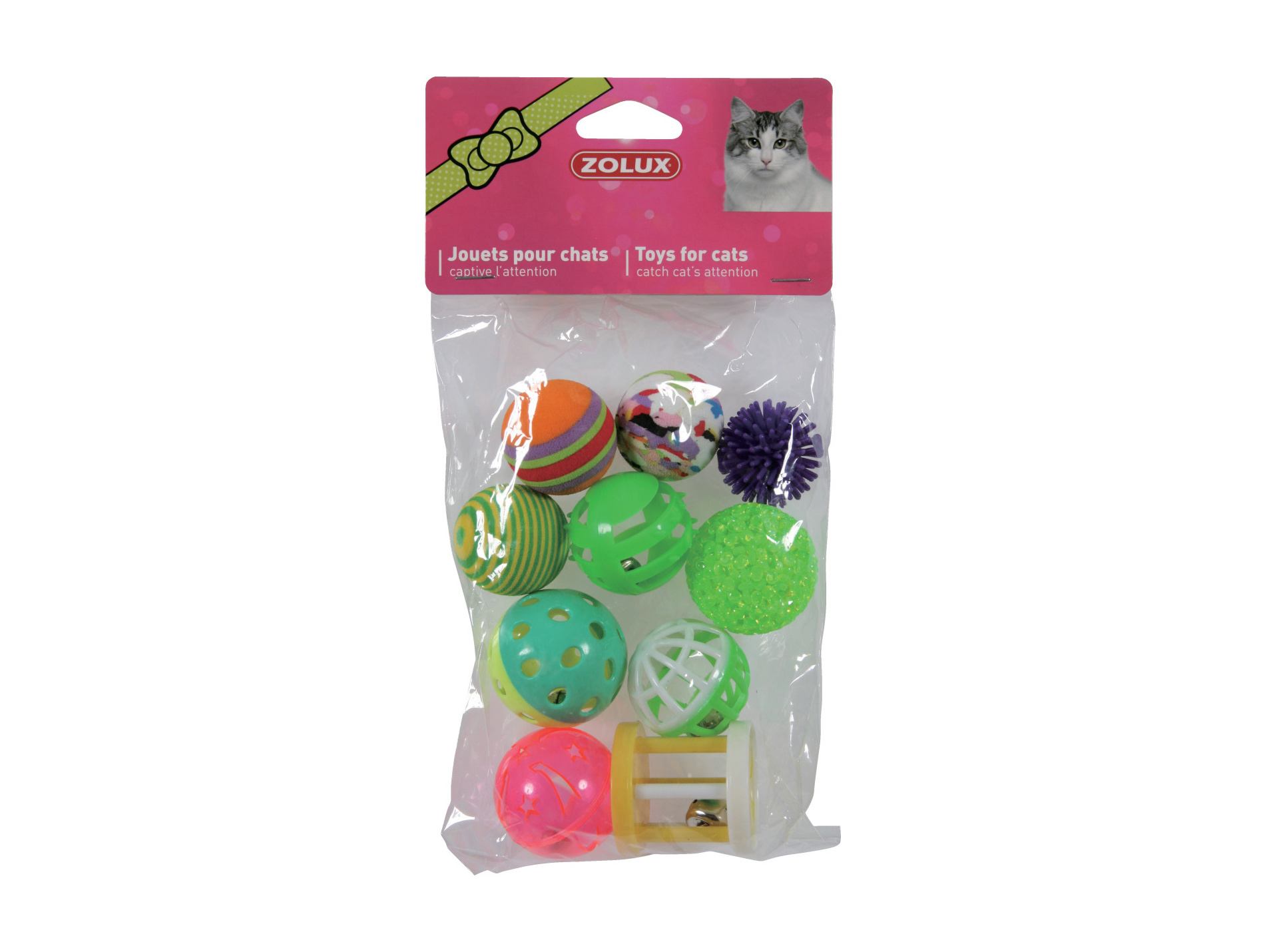 Jouets pour chats multiformes x10