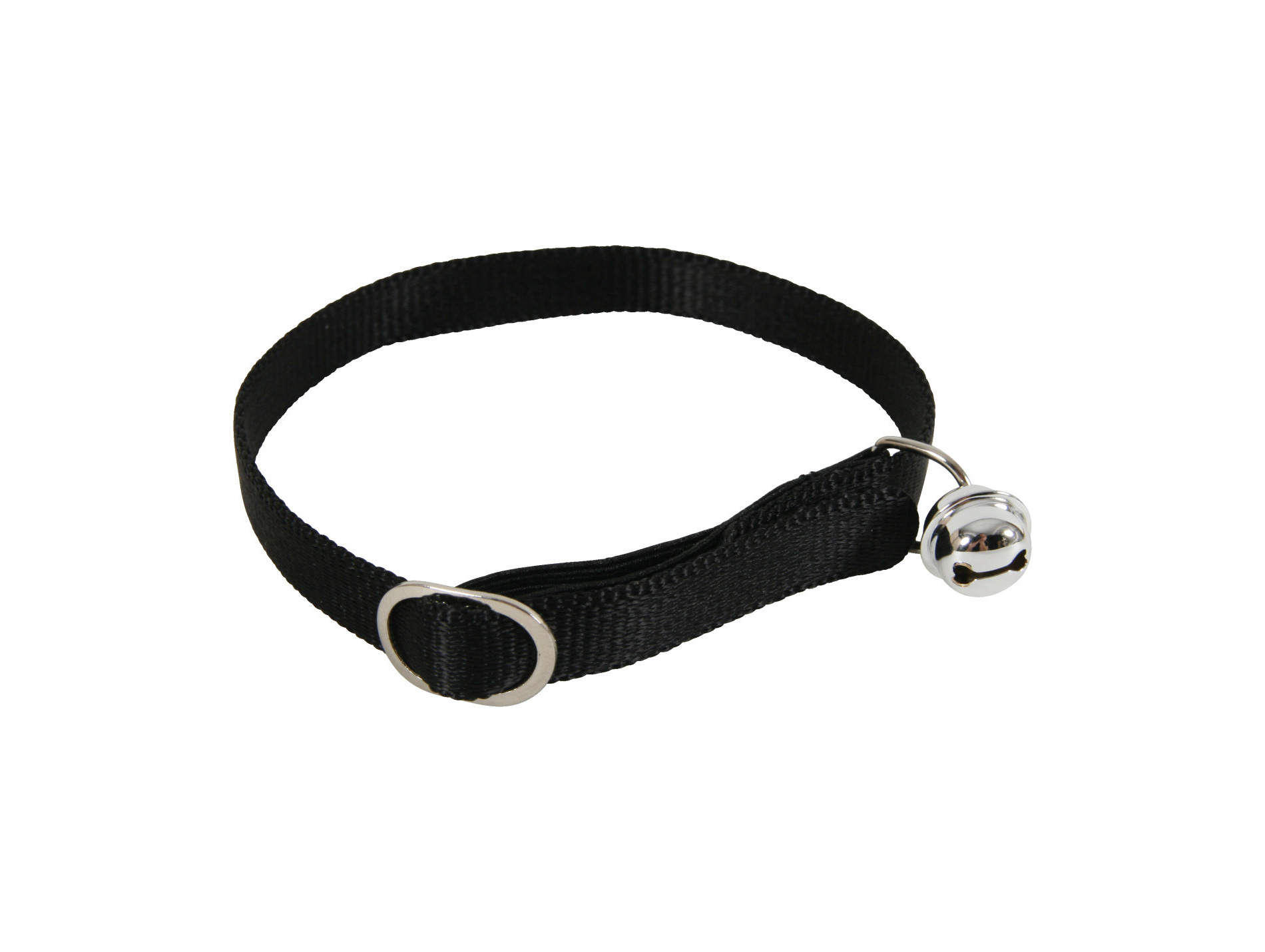 Collier chat nylon noir