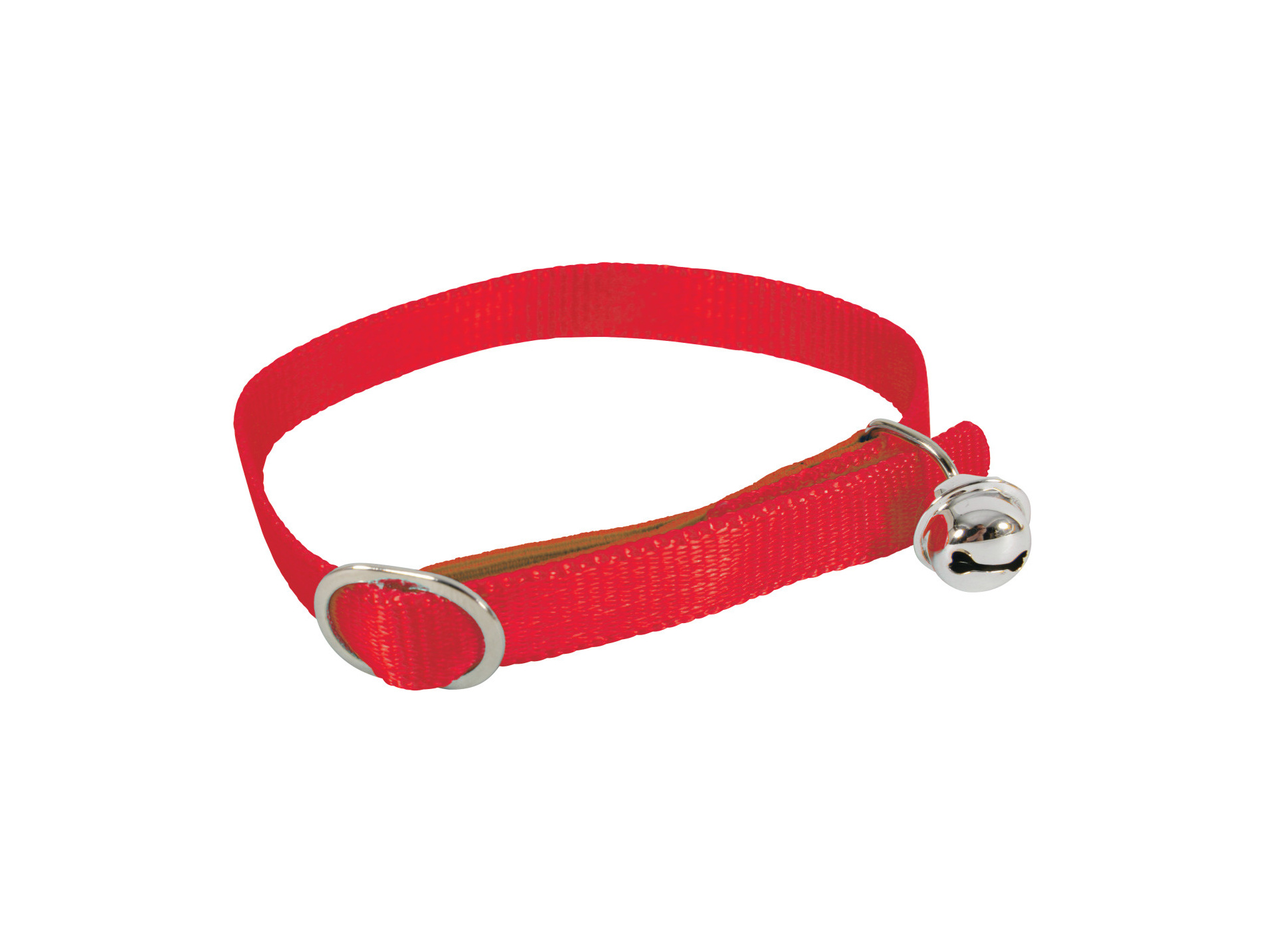 Collier chat nylon rouge