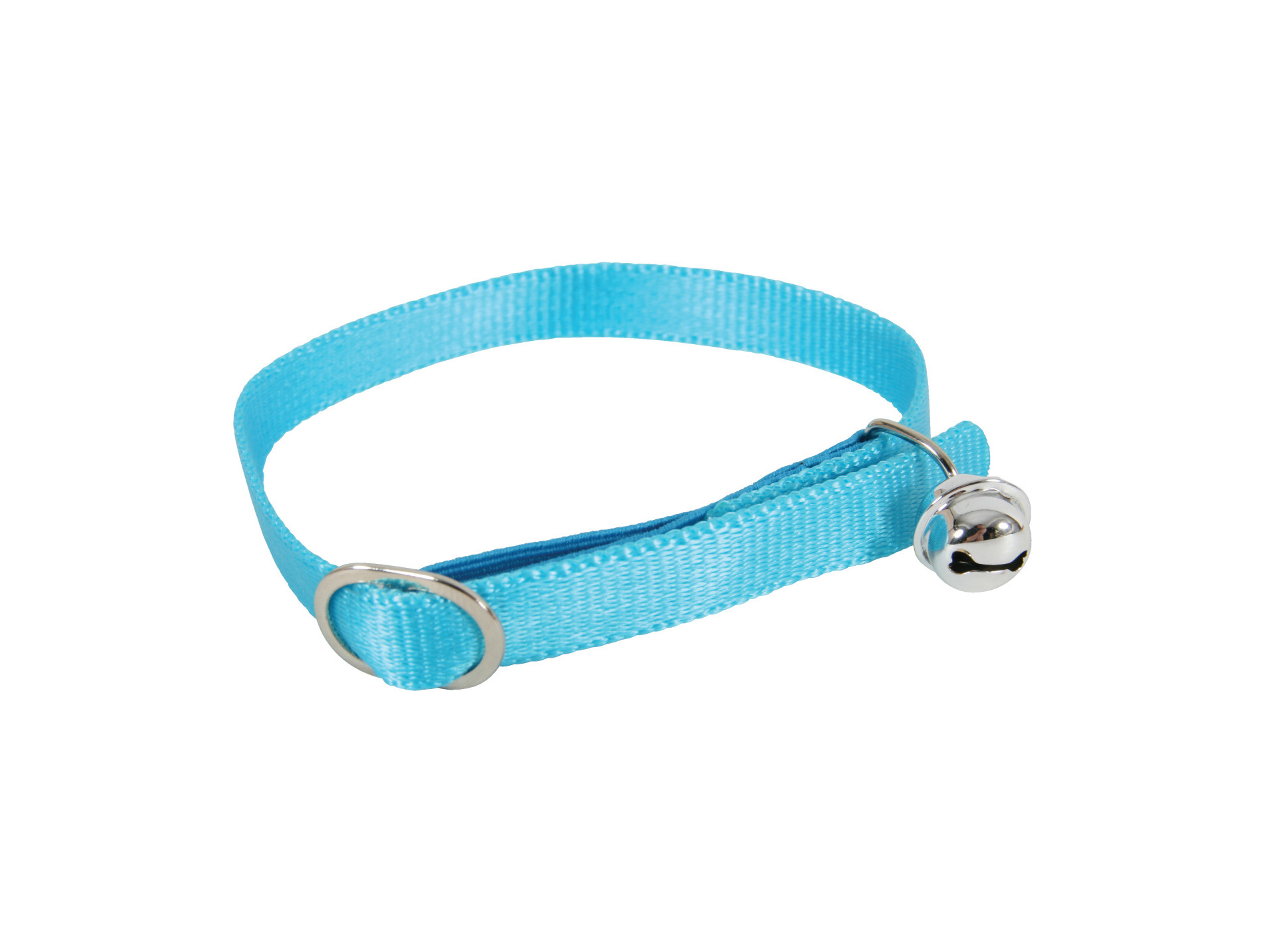 Collier chat nylon turquoise