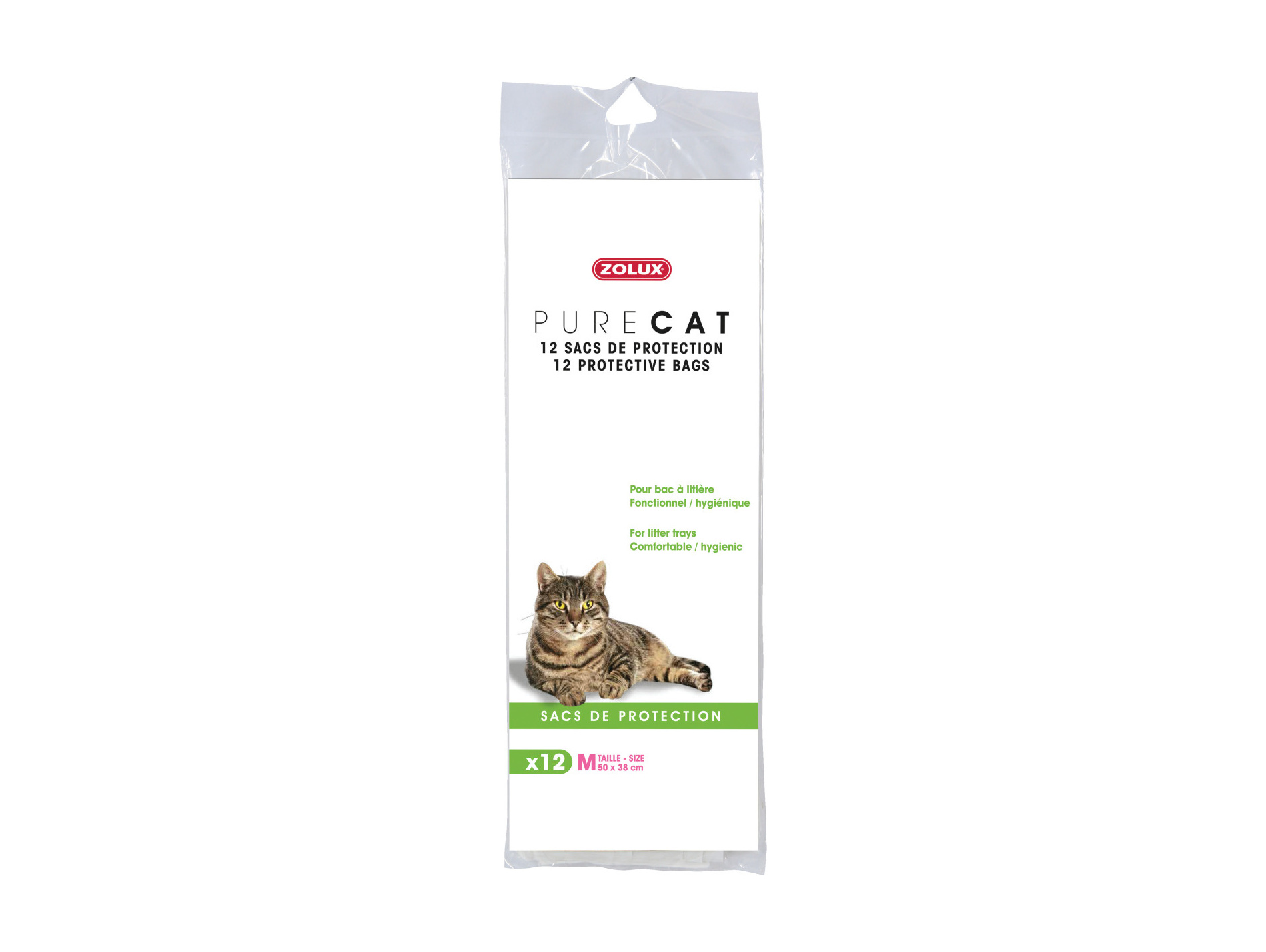 Sacs de protection pour bac à chat x12