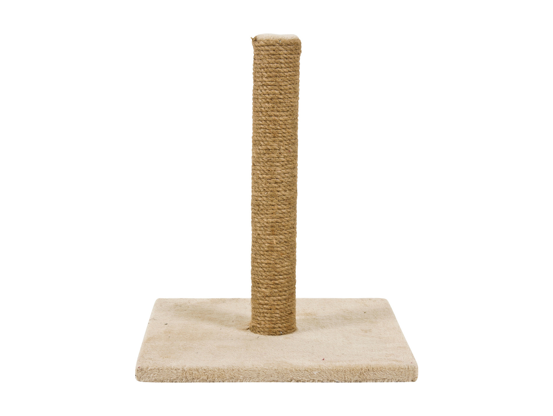 Poteau à griffer en chanvre griffoir beige