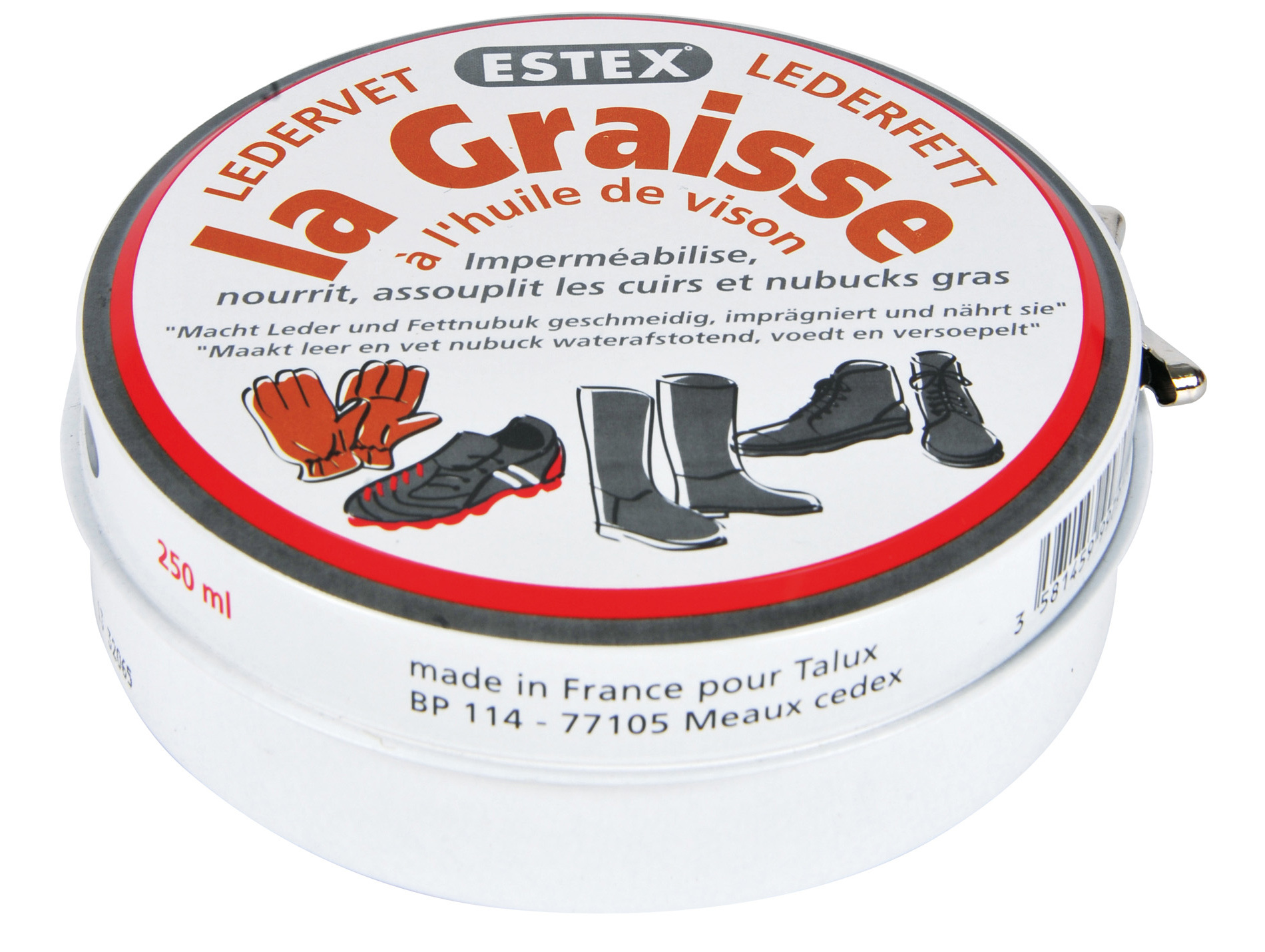 Graisse entretien nubuck 250ml