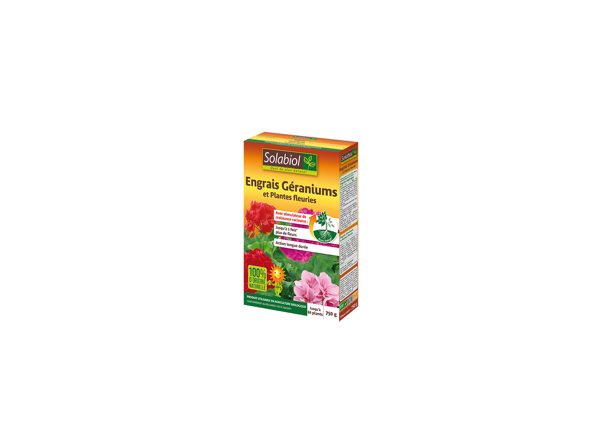 Engrais naturel géraniums SOLABIOL 750g L