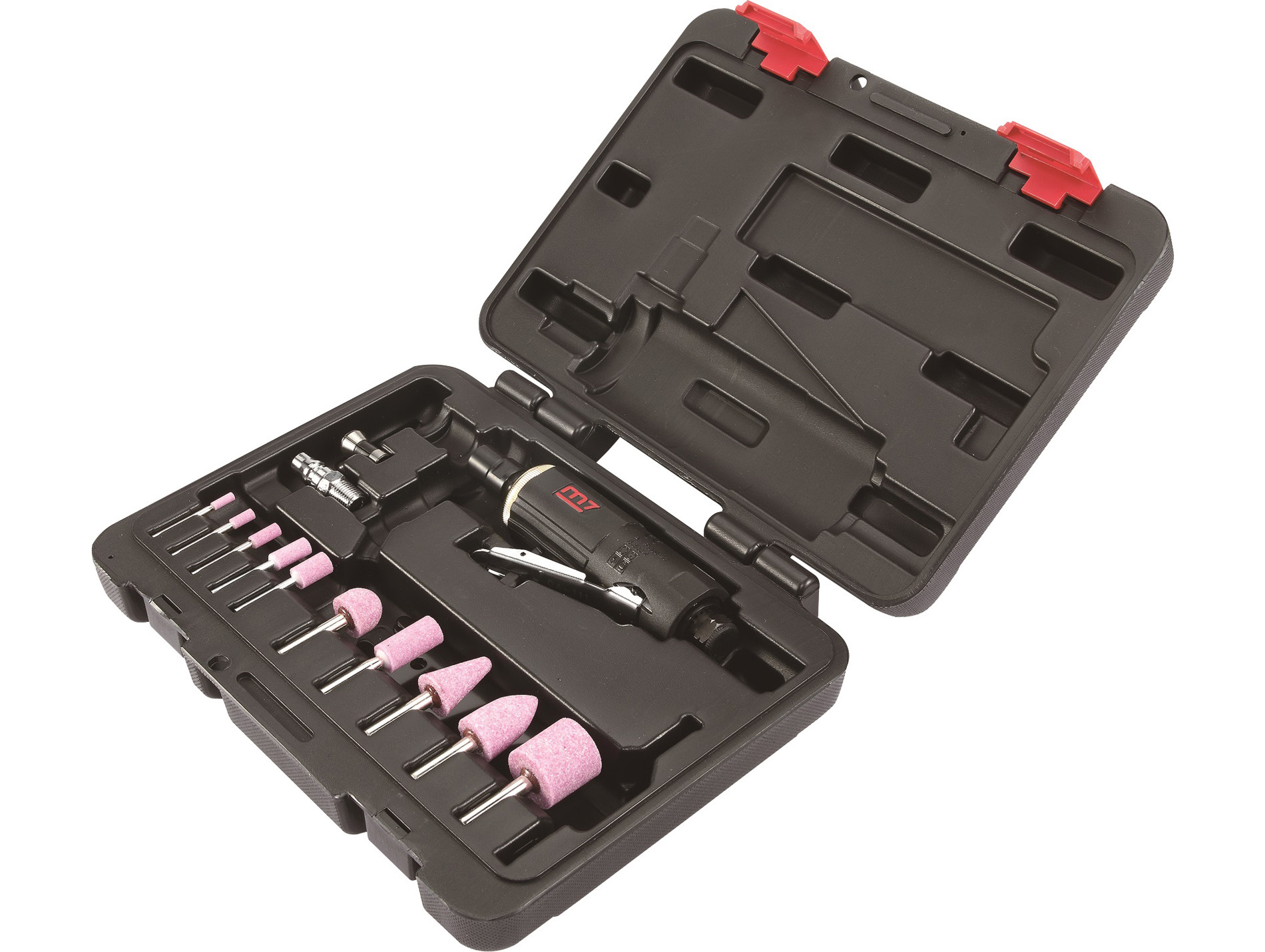 Coffret de meuleuse droite avec 15 accessoires M7