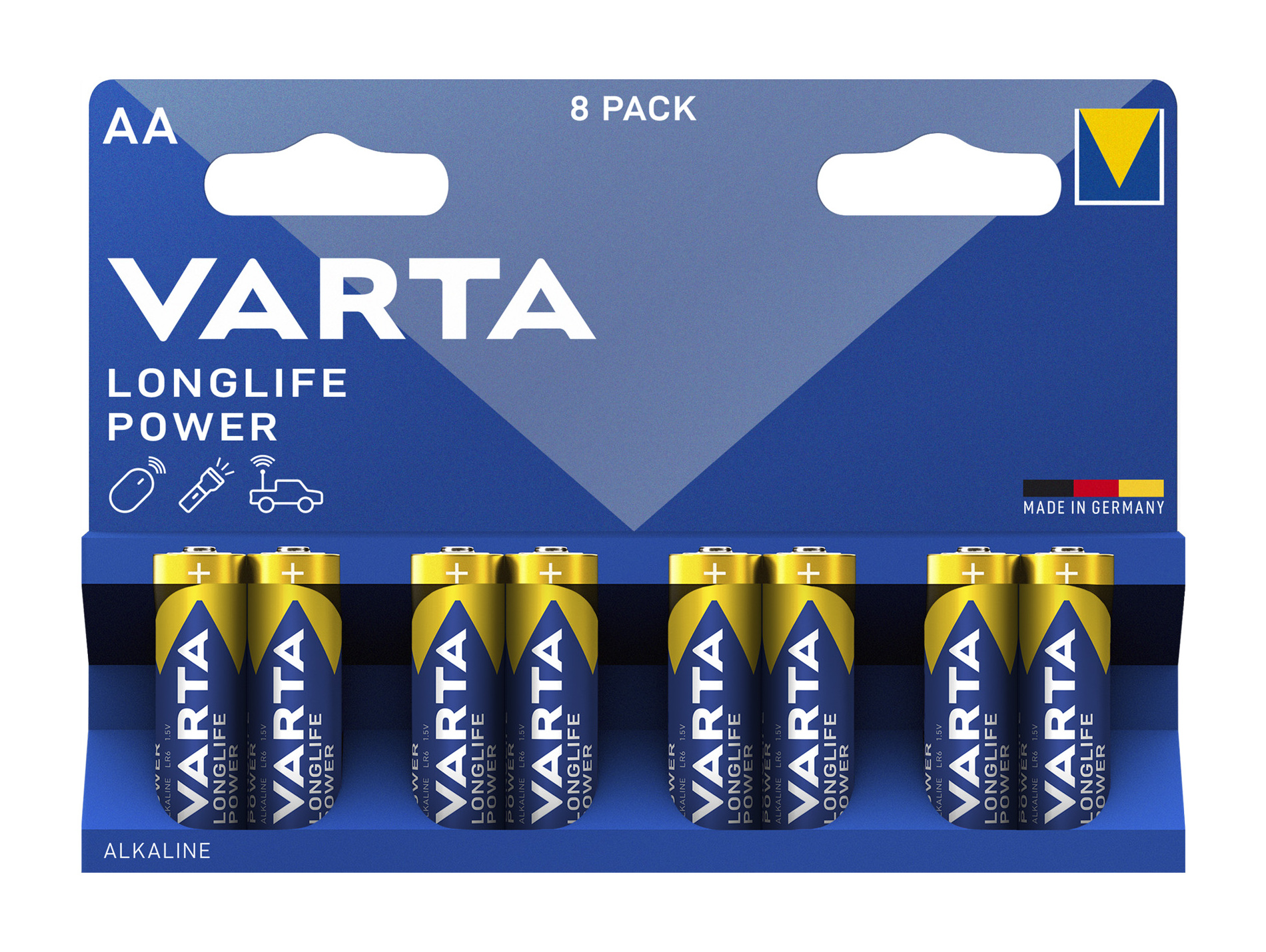 8 Piles alcaline High Energy LR06 VARTA