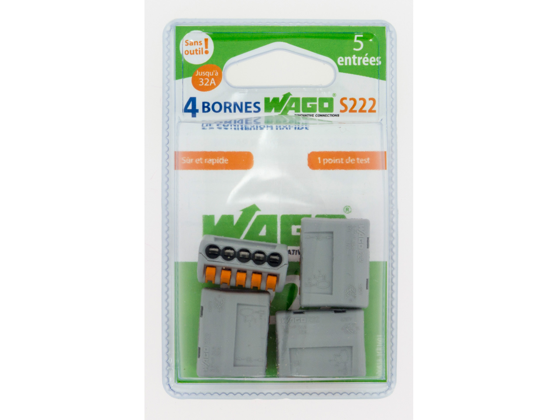 Bornes de connexion S222 5 entrées X4
