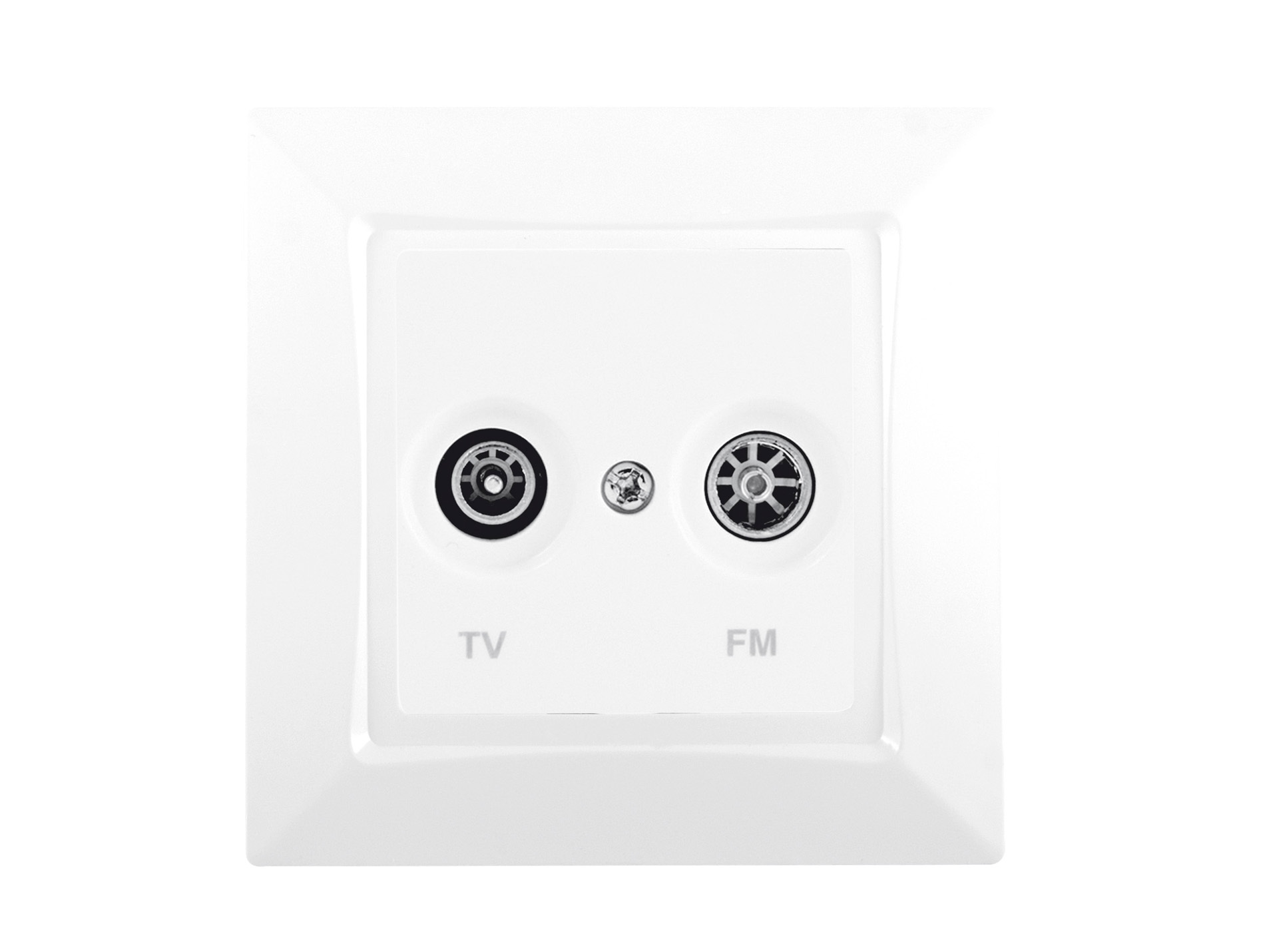 Prise TV/FM Delta One SIEMENS blanc