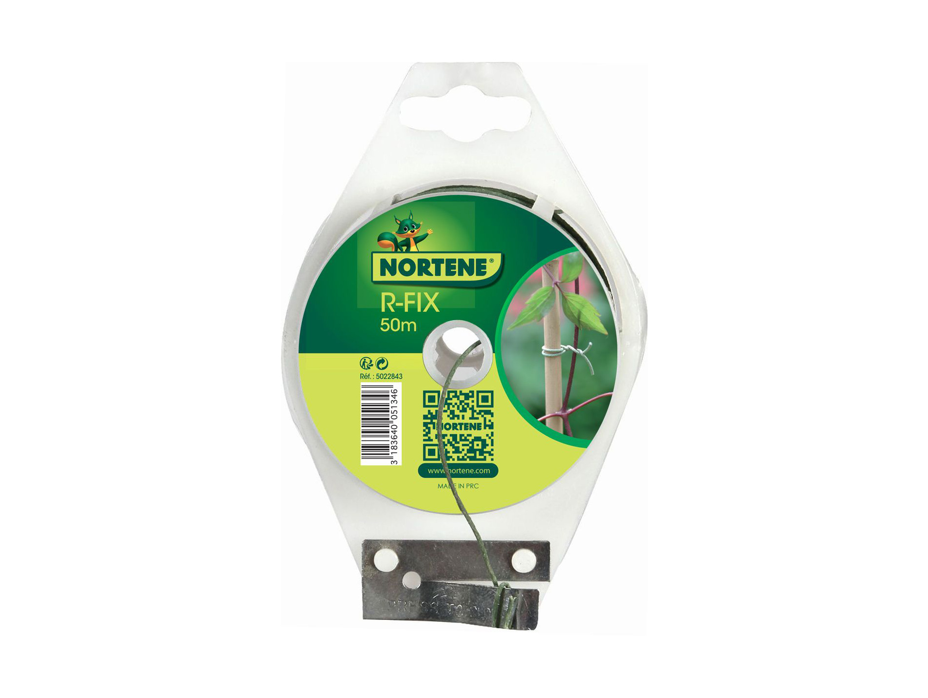 Lien attache plantes vert 50m