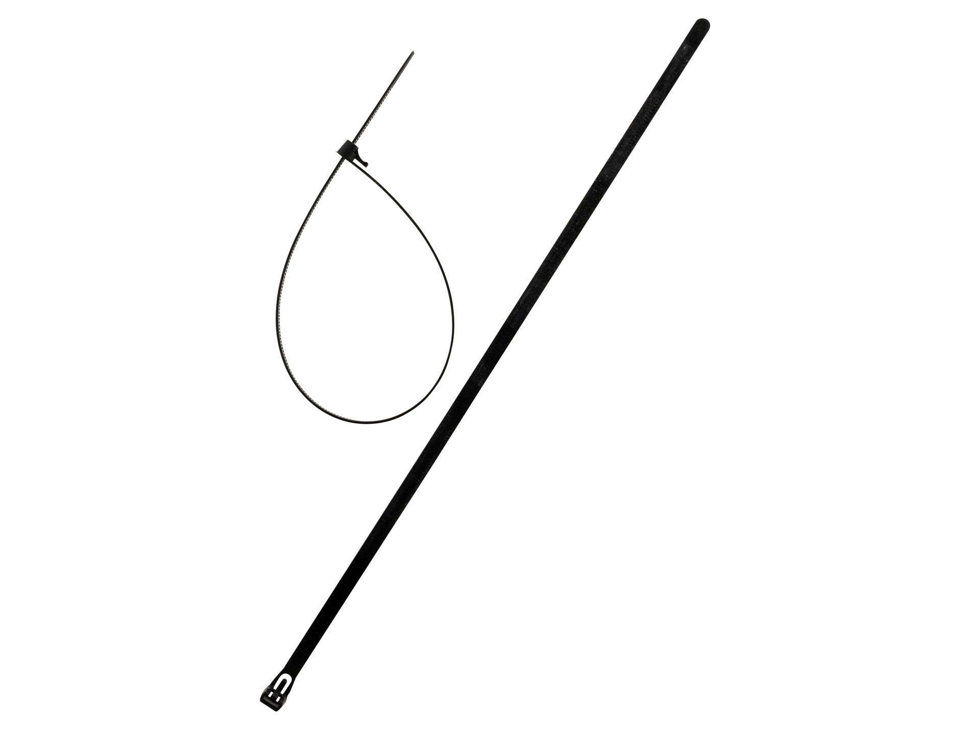 Colliers réutilisables 7,6X370 noir X10