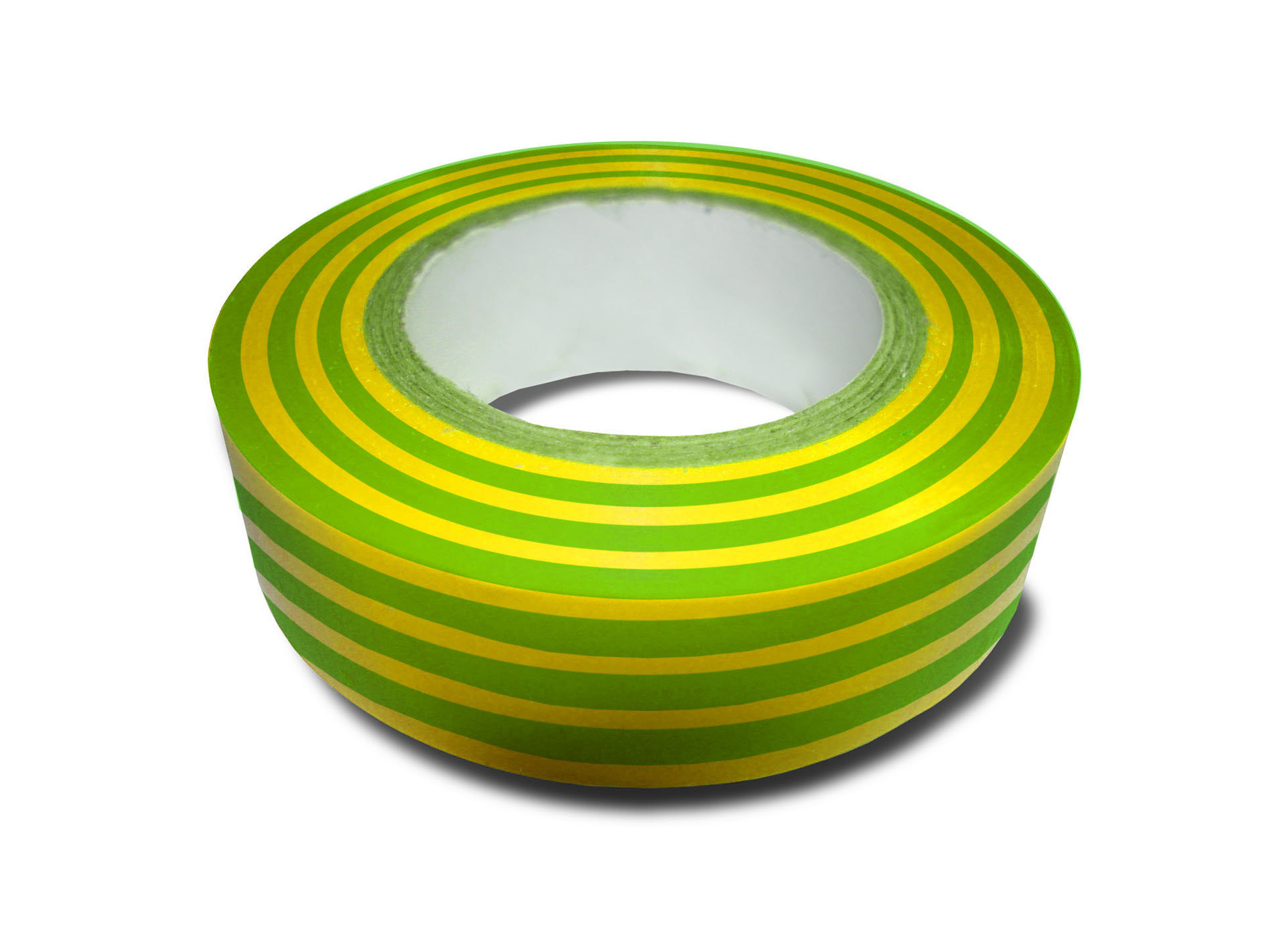 Rouleau adhésif 19 mm x 20m vert/jaune
