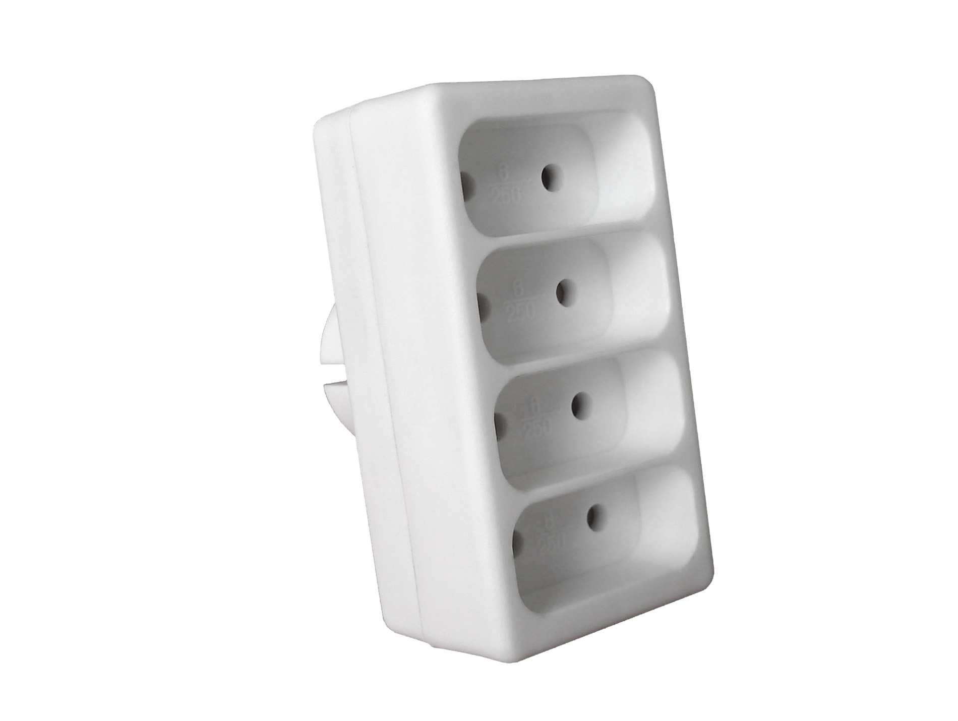 Quadriplite 6A façade blanc