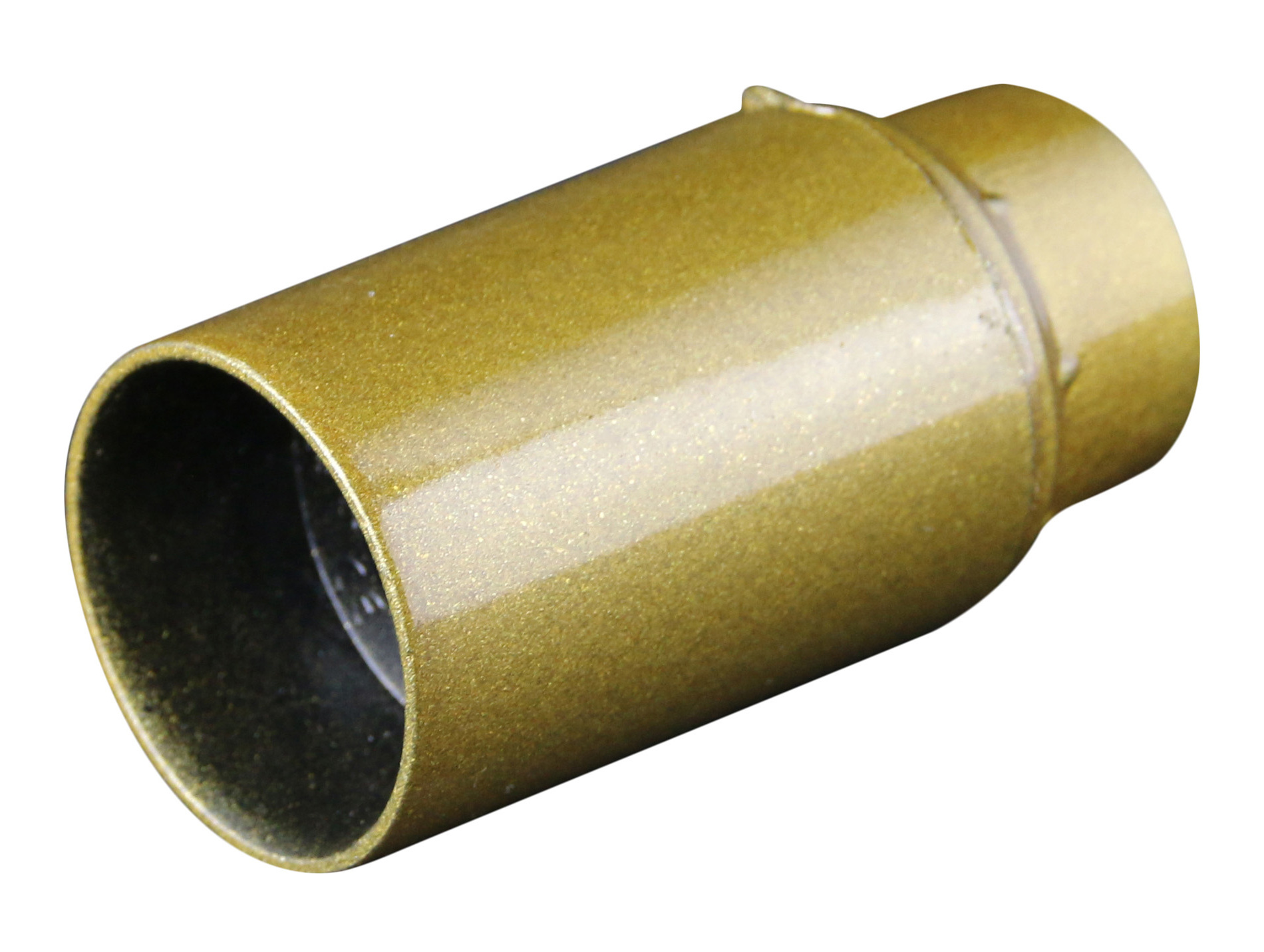 Douille E14 thermoplastique lisse or