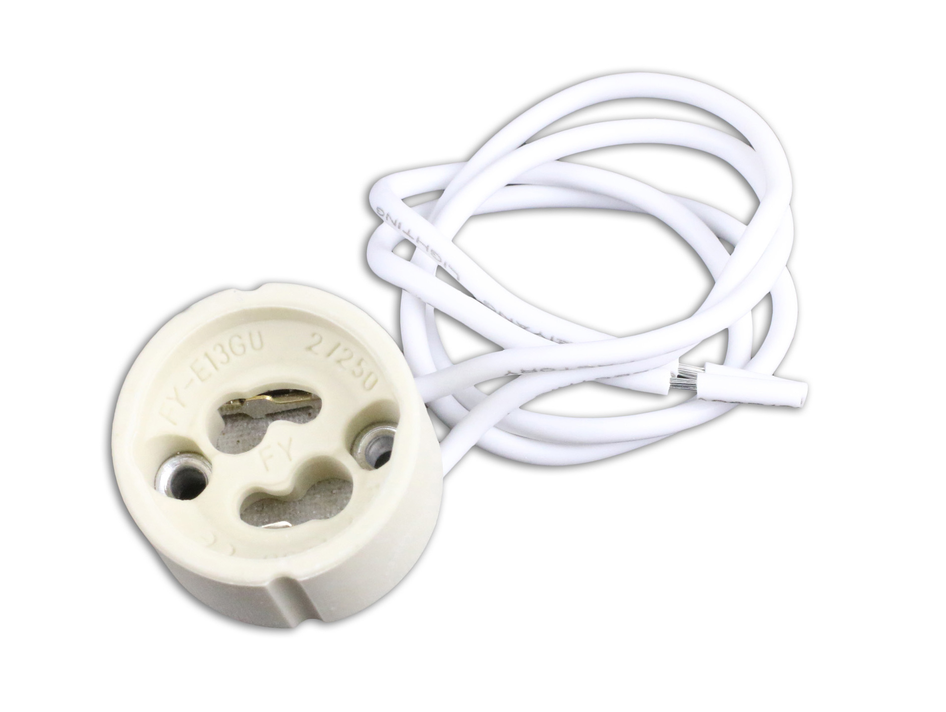 Douille G10 plastique blanc 100W