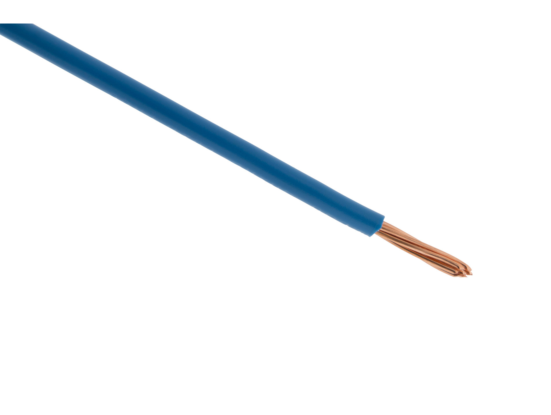 Fil électrique H07VR 10mm² bleu - au mètre