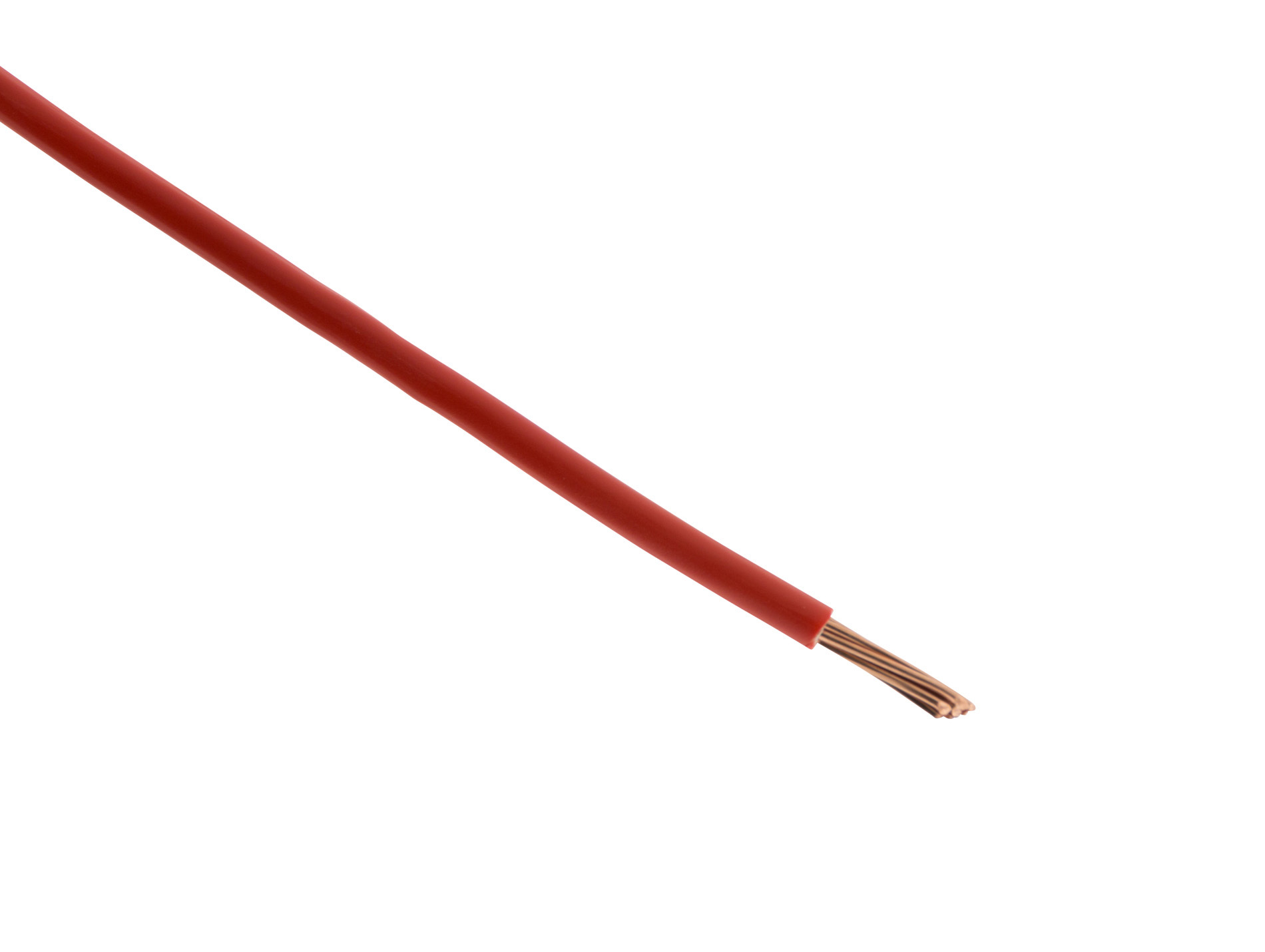 Fil électrique H07VR 10mm² rouge - au mètre