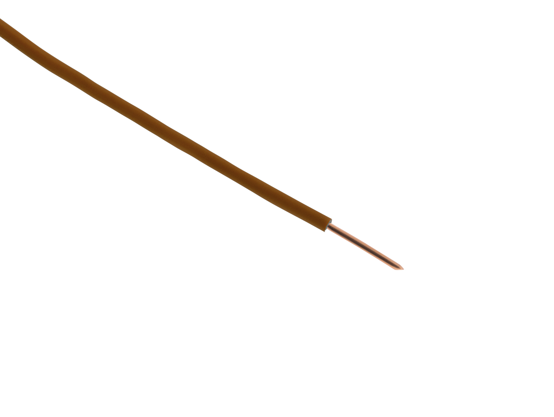 Câble électrique ZENITECH HO7VU 1x1,5mm² 100m marron