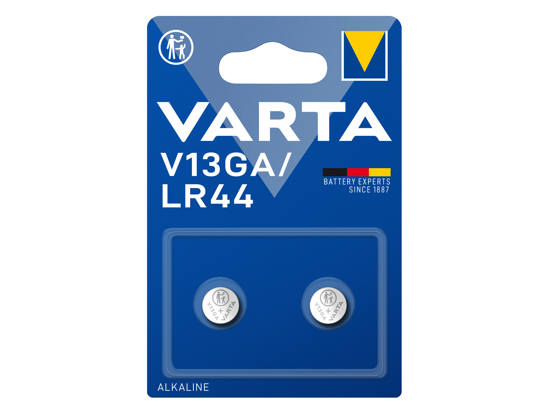 Pile bouton V13GA ou LR44 1,5V VARTA