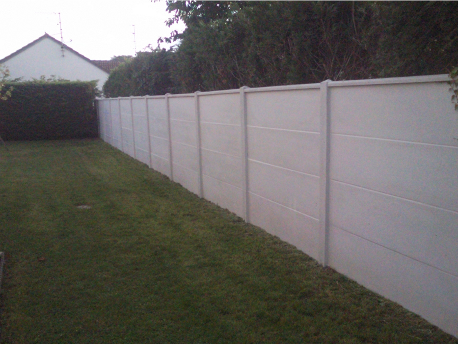 Dalle clôture béton PERIN 50x192cm Ep.3,3cm