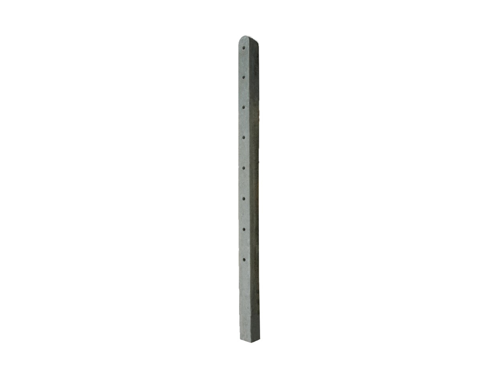 Poteau à grillage et fils gris PERIN l.10xL.10cm H.2m