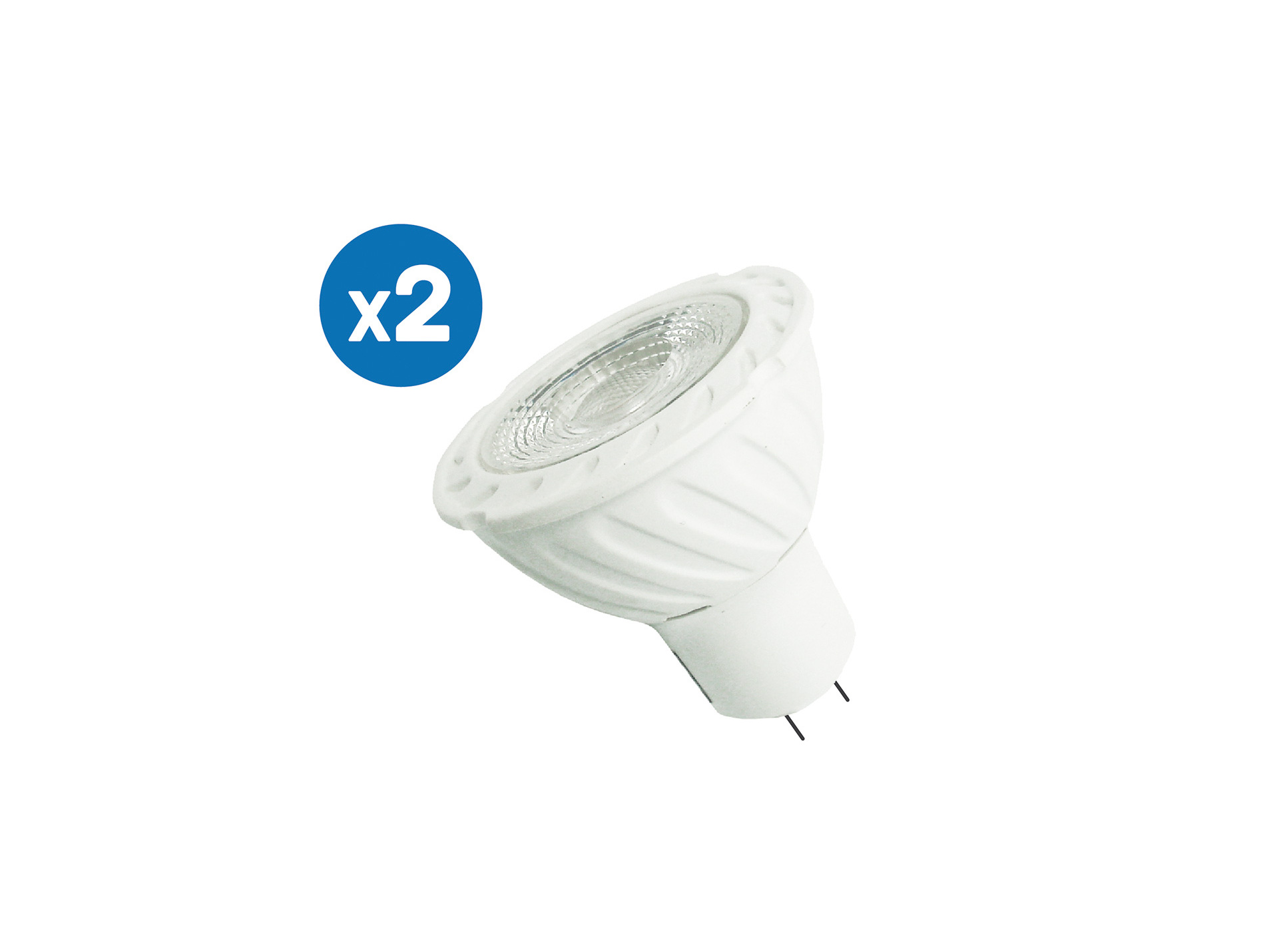 Ampoule à réflecteur LED ELEXITY 3,5 W GU5,3 X 2