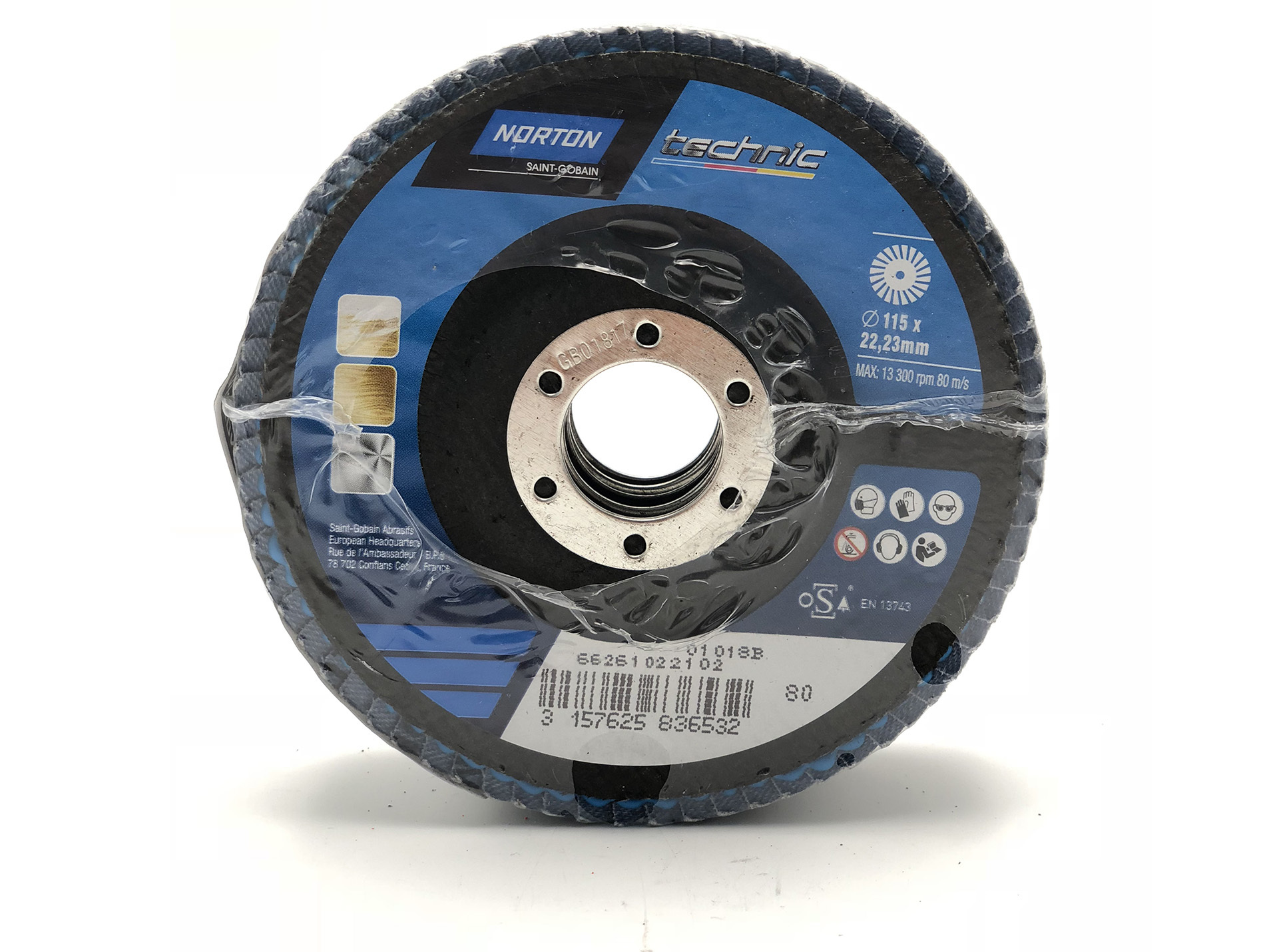 Disque de meulage à lamelles Technic Ø115 GR80