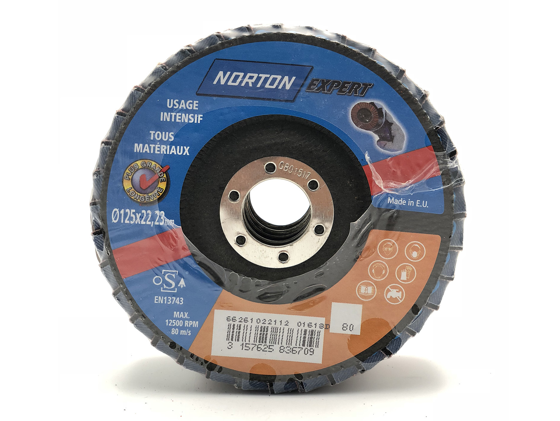 Disque de meulage à lamelles Expert Ø125 GR80