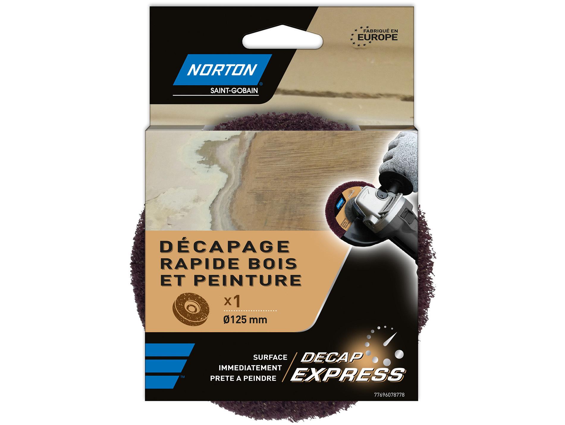 Disque meuleuse décapage Express bois Ø125
