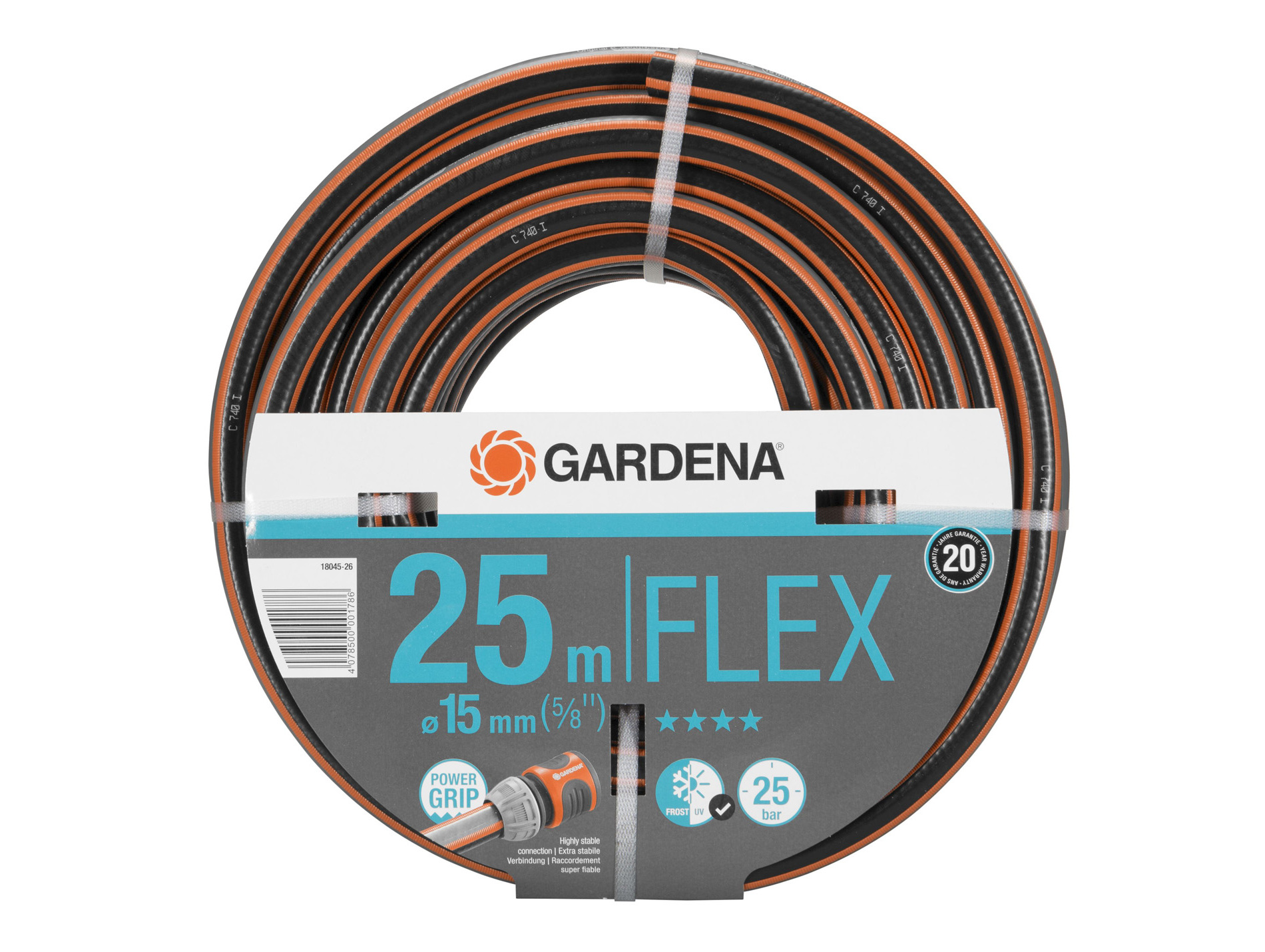 Tuyau Comfort Flex Ø15mm 25M GARDENA