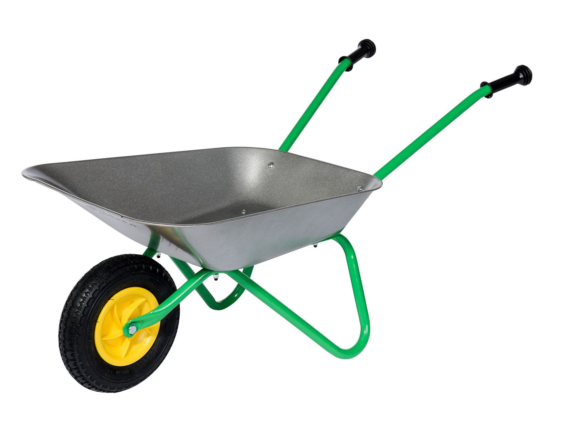 Brouette ROLLY TOYS Metallschubkarre métal 80cm gris