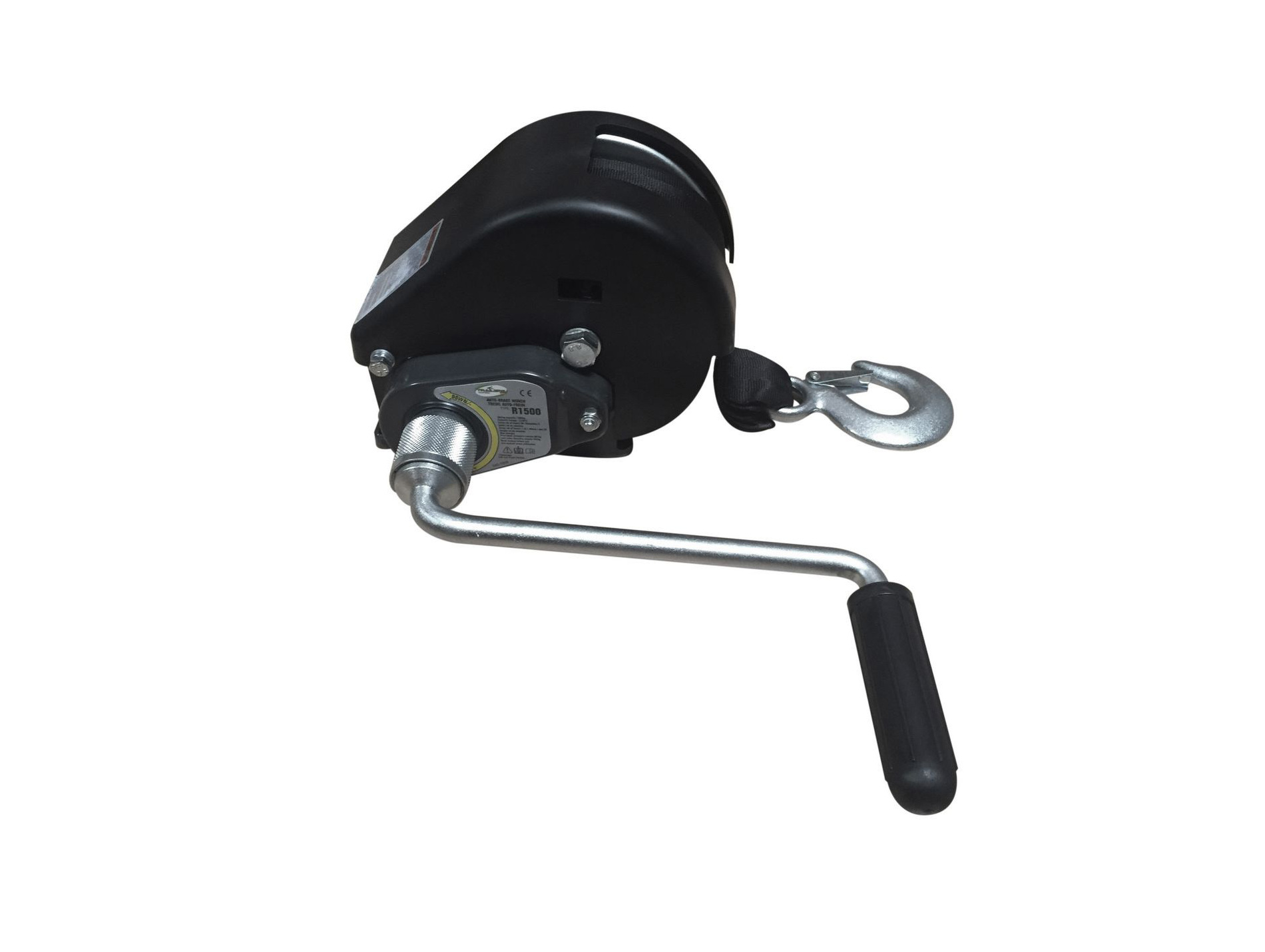 Treuil de halage 1750kg avec sangle L.8m