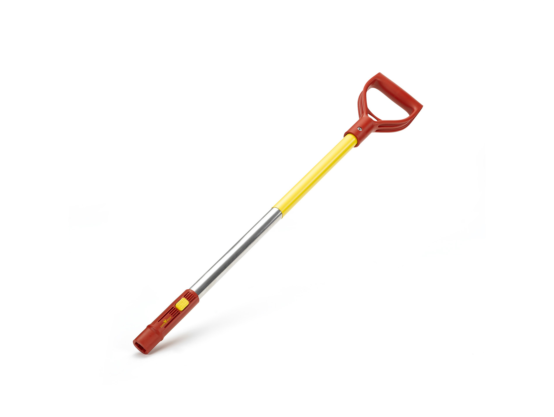 Manche droit en aluminium OUTILS WOLF avec poignée L.80cm